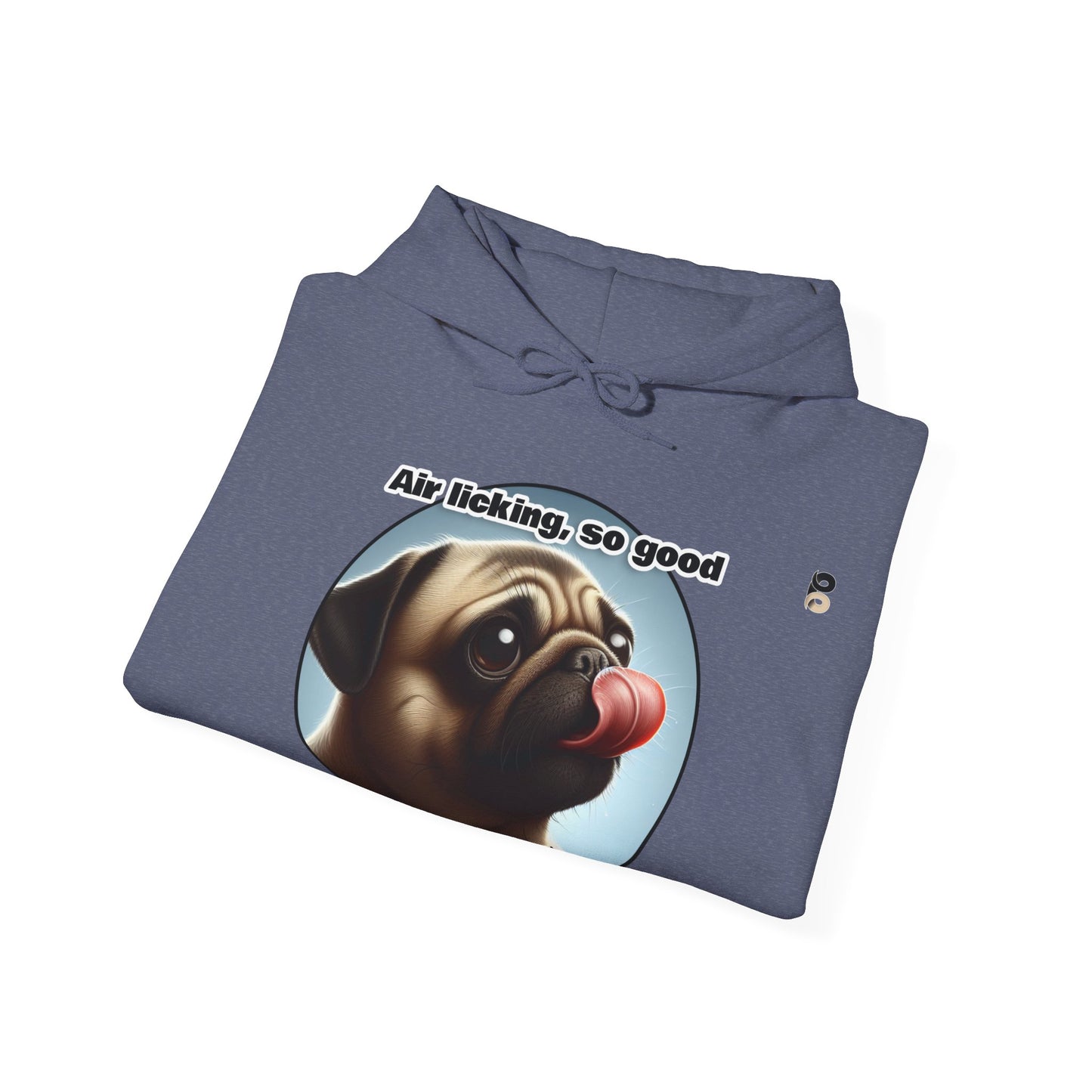 P&B Pug Life: Air Licking - Unisex Hooded Sweatshirt