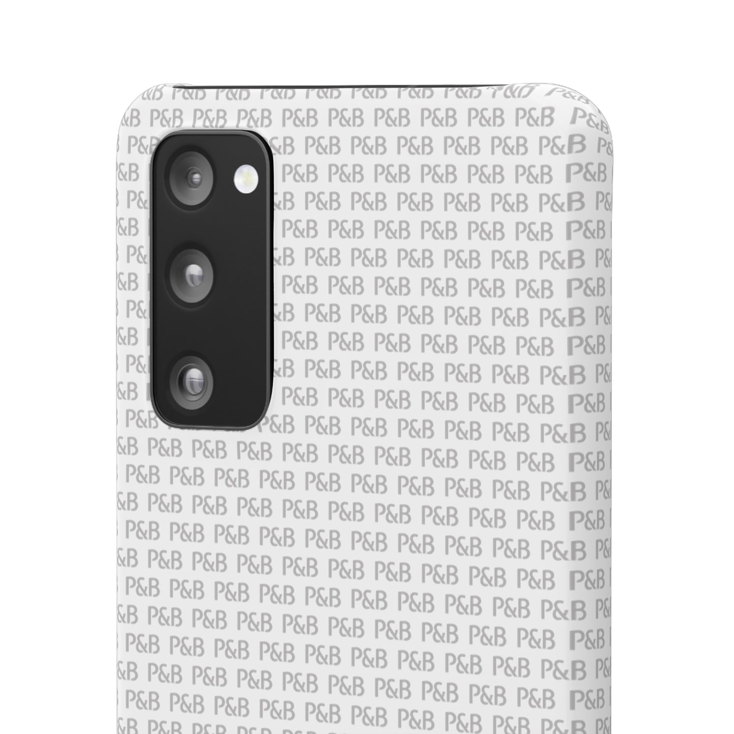 P&B White pattern - Snap Case