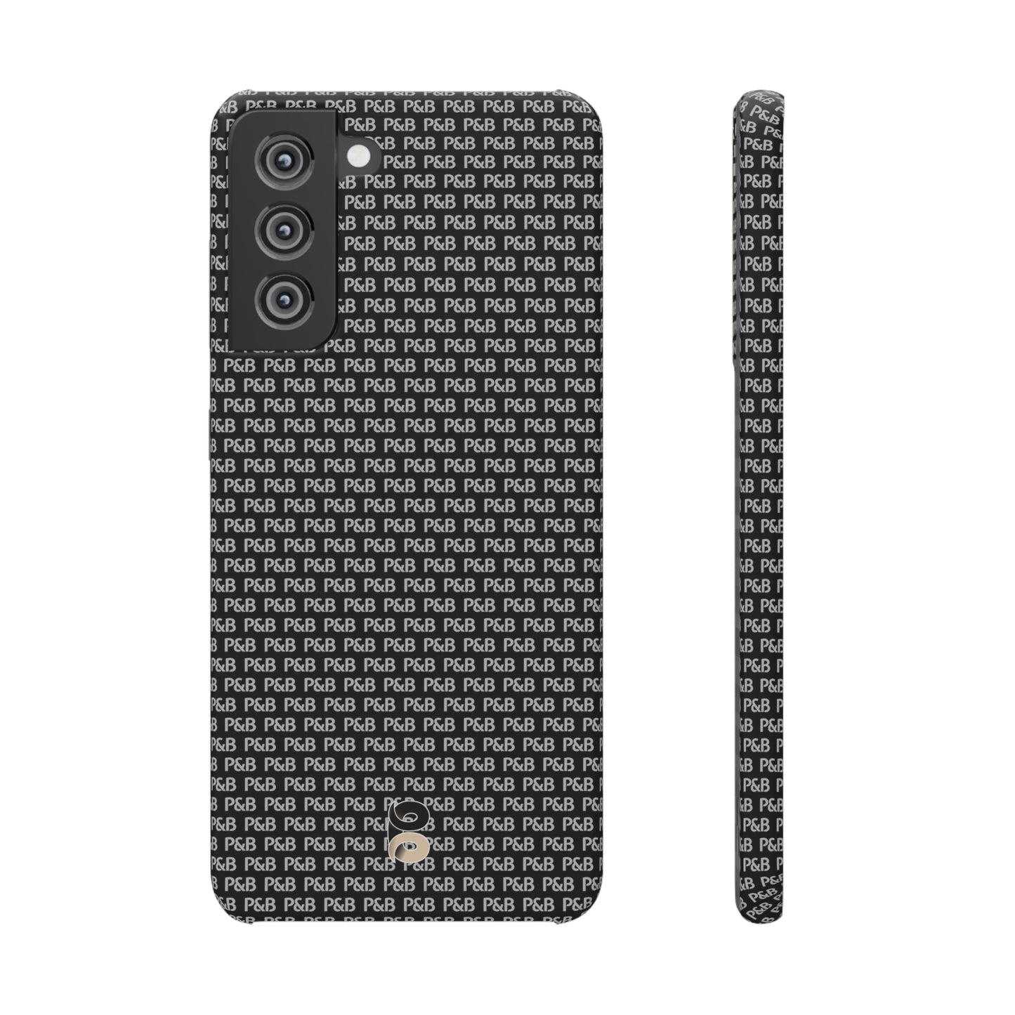 P&B Black pattern - Snap Case