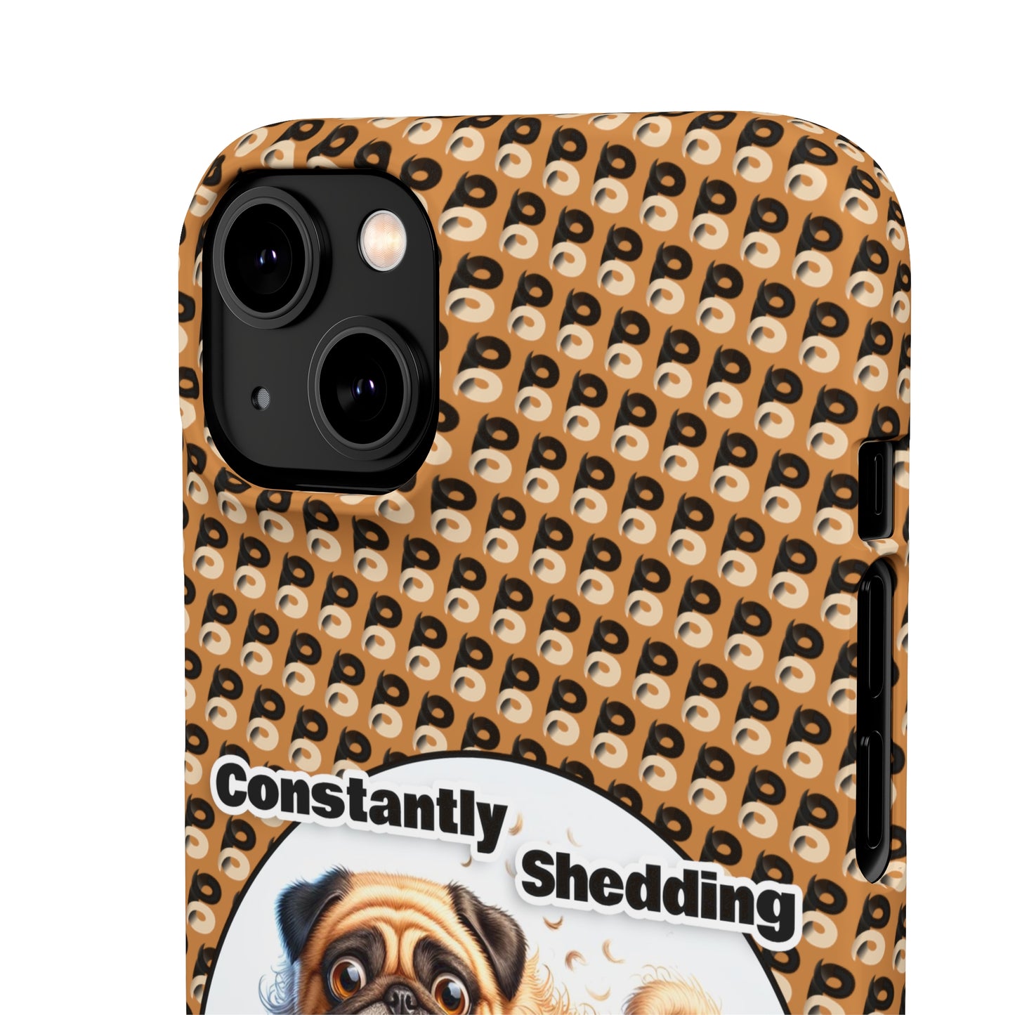 P&B Pug Life Edition: Constantly Shedding - Snap Case Brown