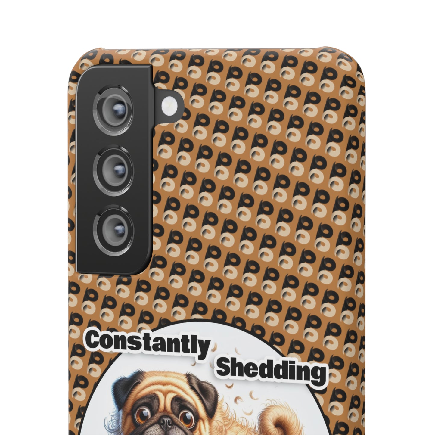 P&B Pug Life Edition: Constantly Shedding - Snap Case Brown