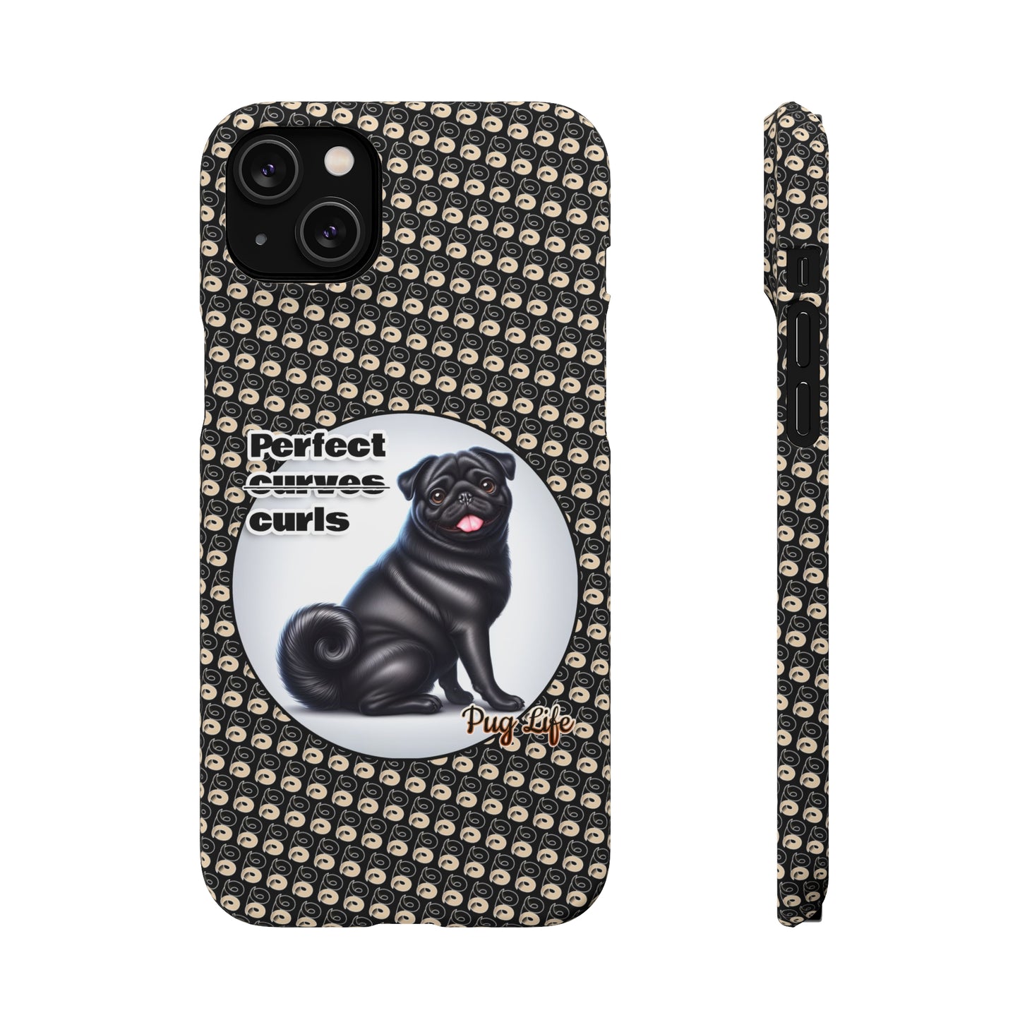 P&B Pug Life Edition: Perfect Curls - Snap Case Black