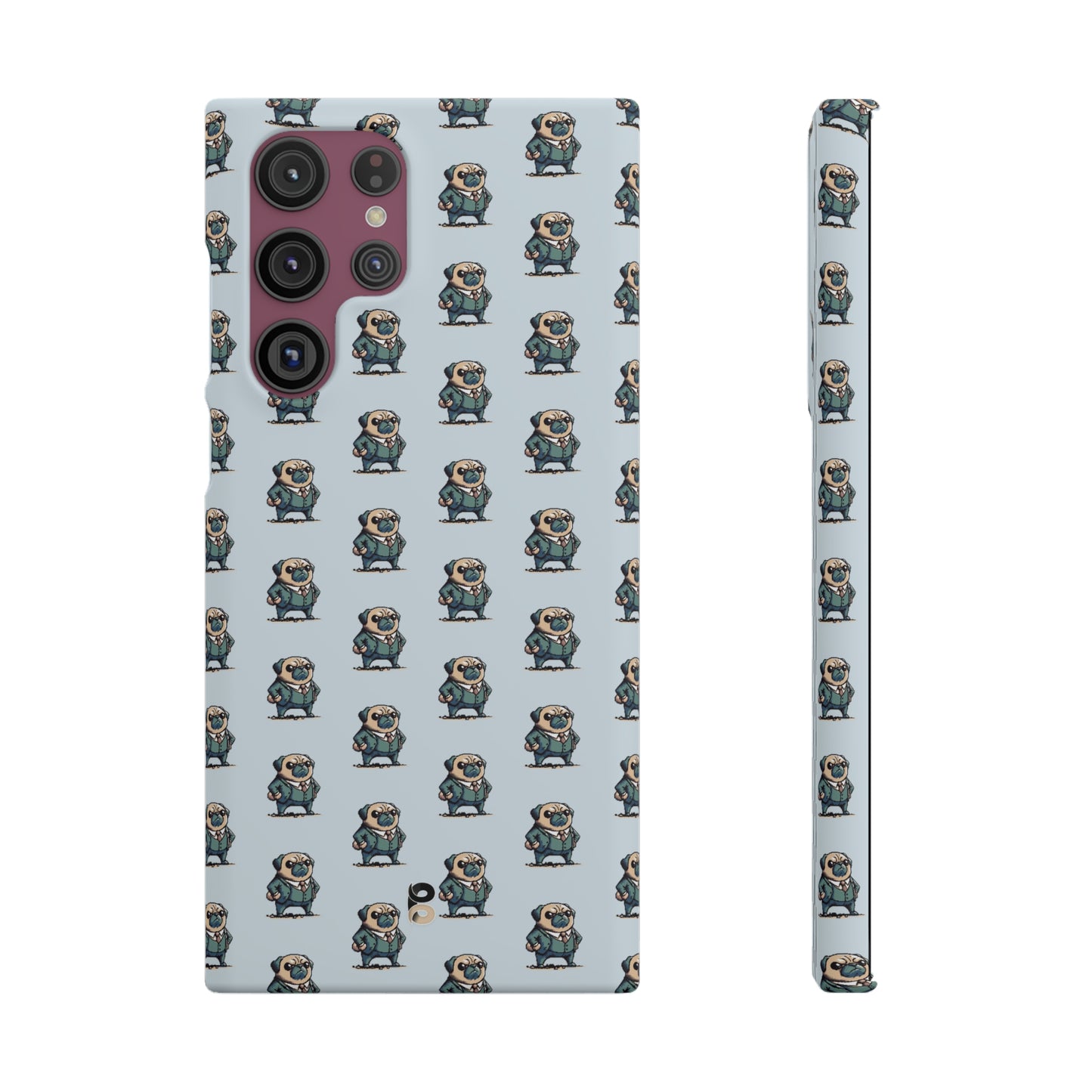 P&B Angry Boss Pug Pattern - Snap Case