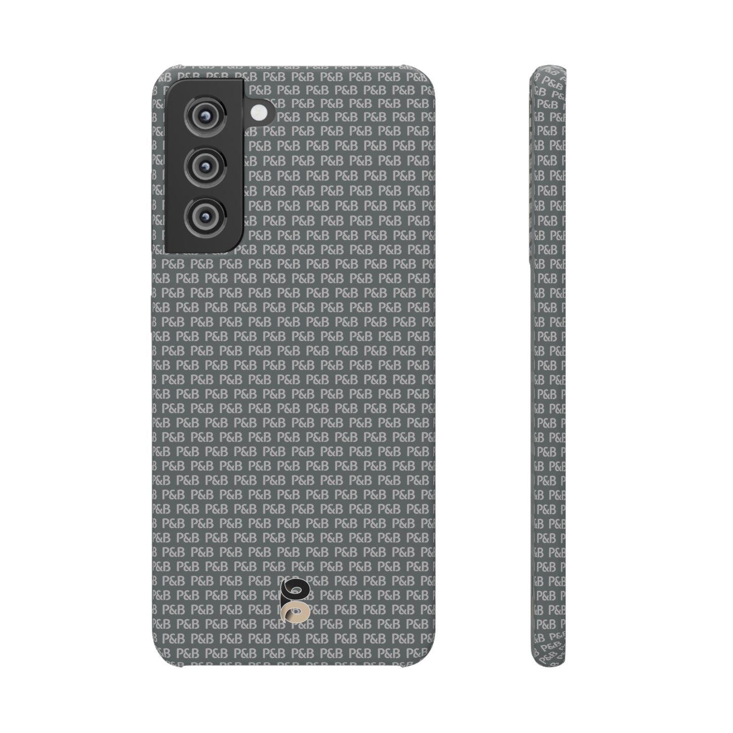 P&B Dark gray pattern - Snap Case