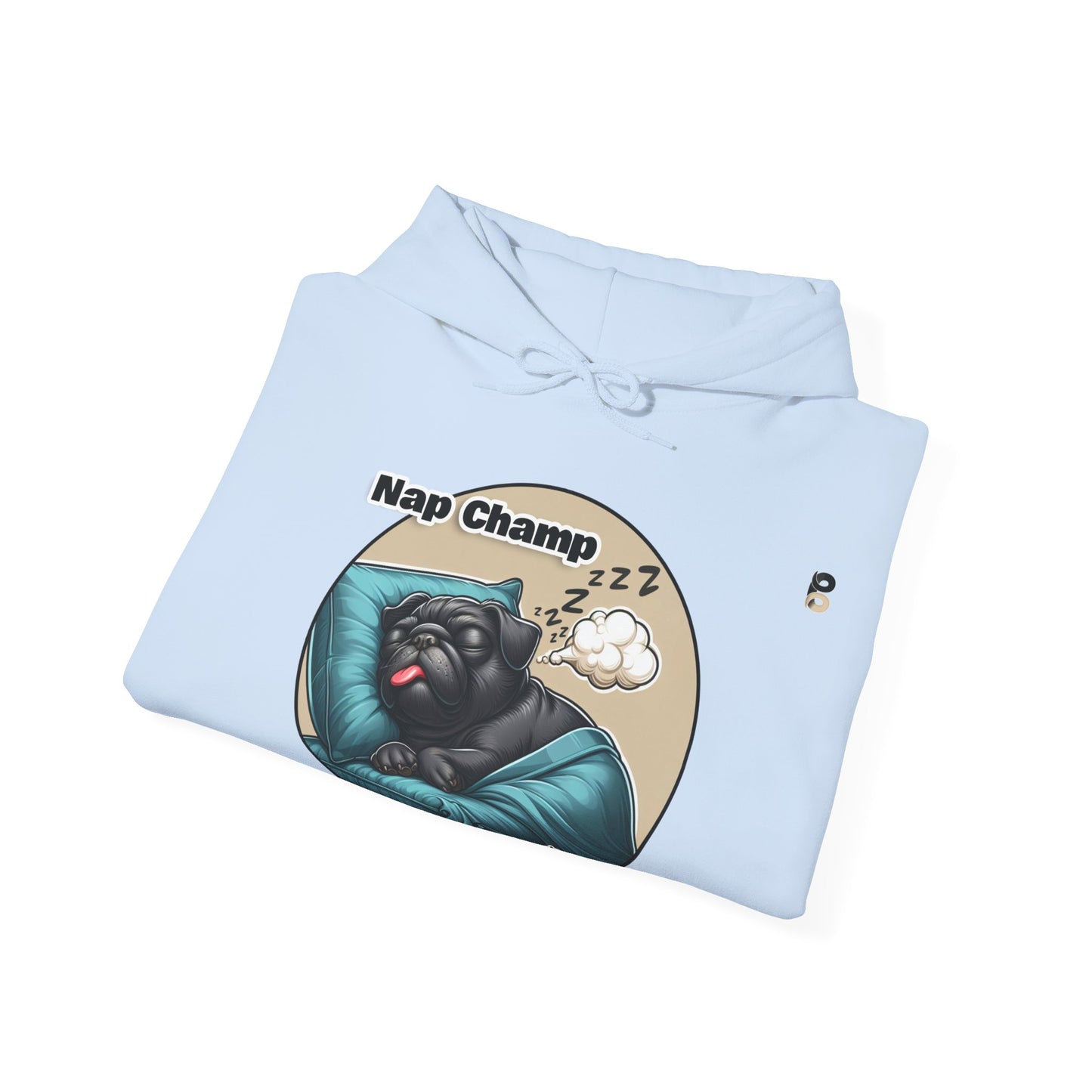 P&B Pug Life: Nap Champ - Unisex Hooded Sweatshirt