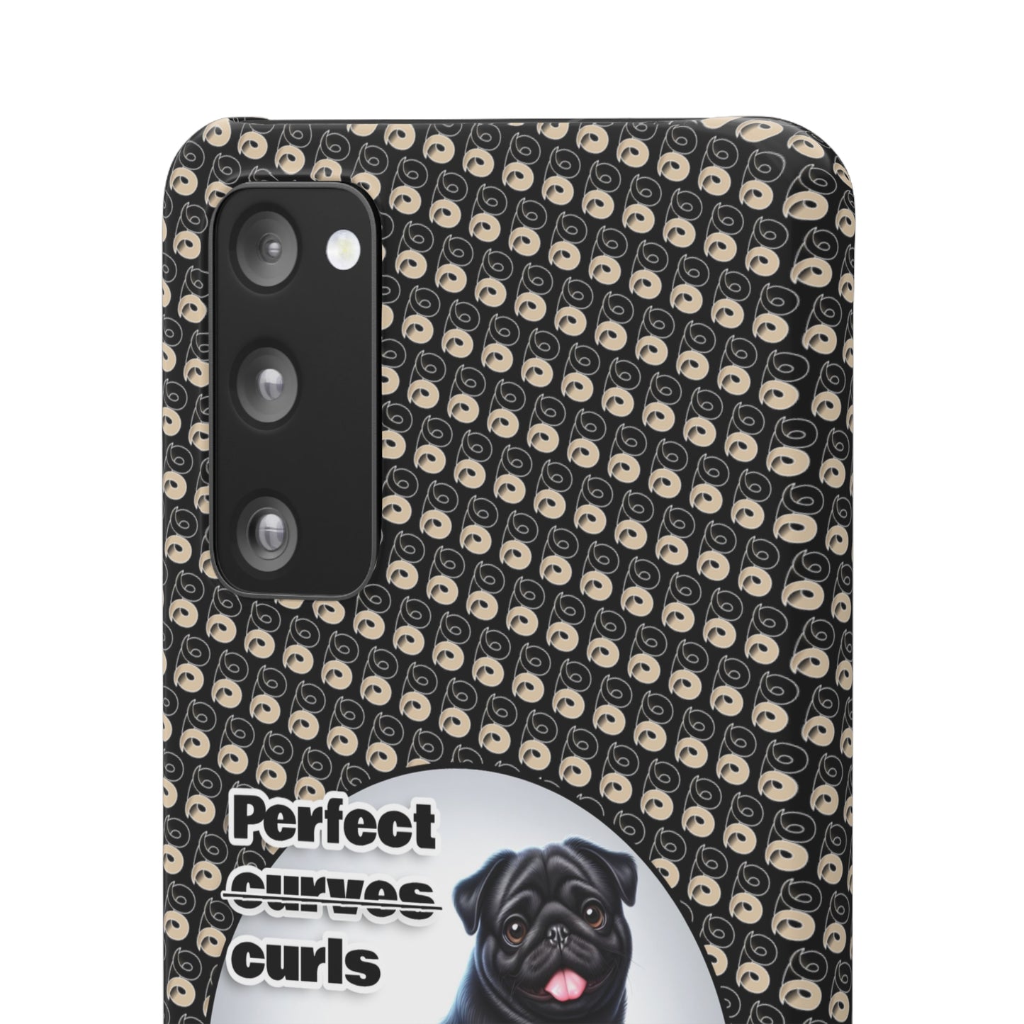 P&B Pug Life Edition: Perfect Curls - Snap Case Black