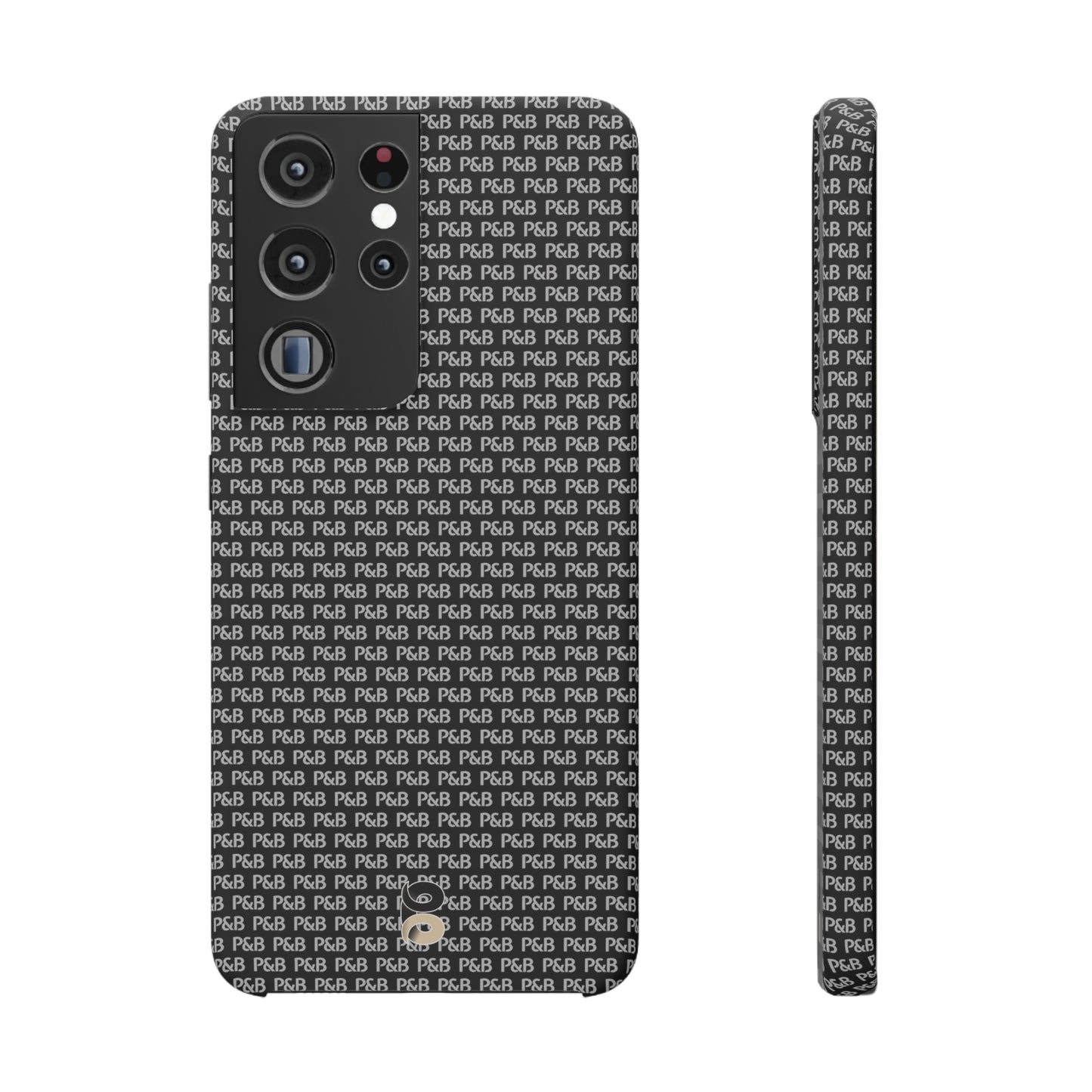 P&B Black pattern - Snap Case