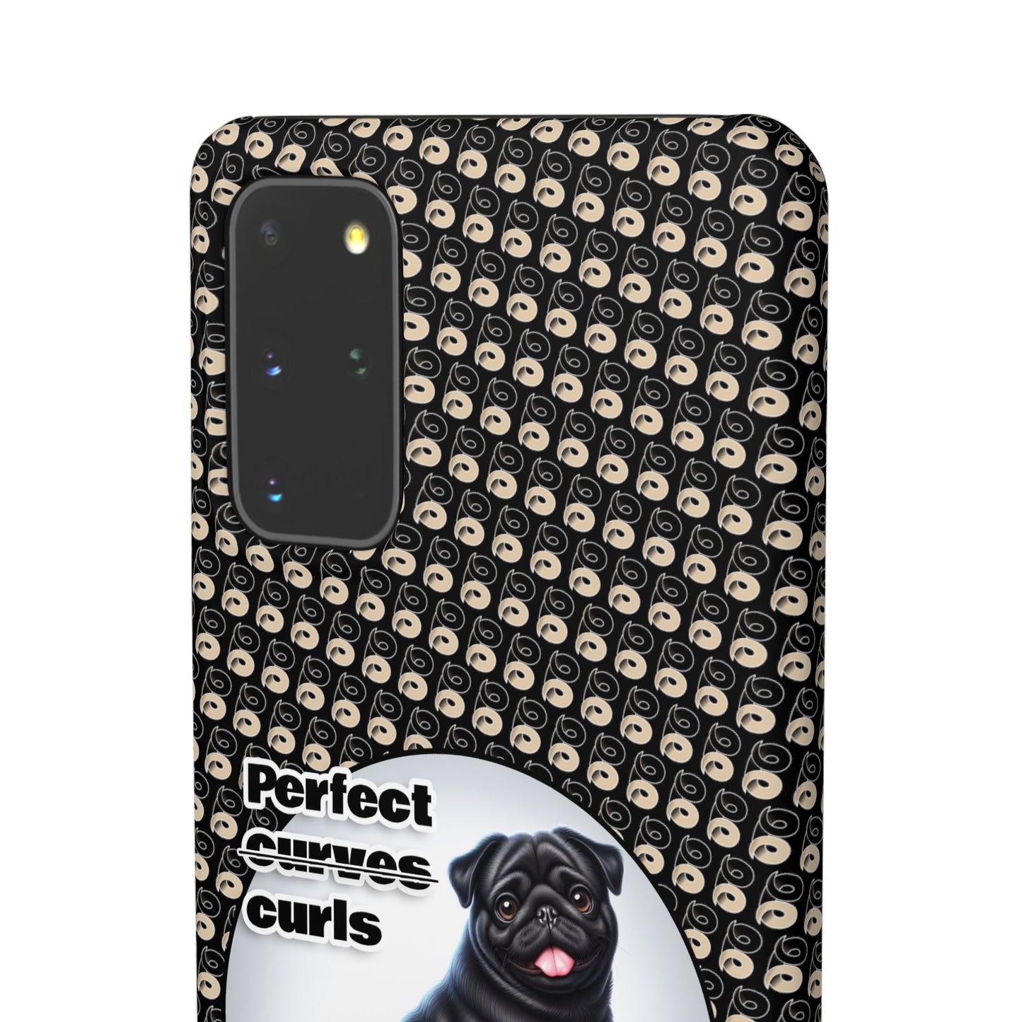 P&B Pug Life Edition: Perfect Curls - Snap Case Black