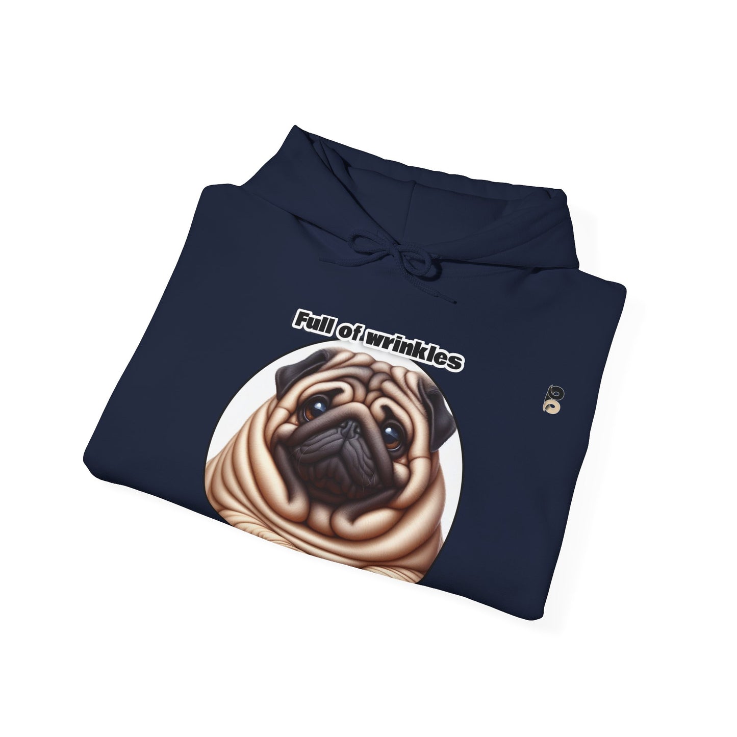 P&B Pug Life: Full of Wrinkles - Unisex Hooded Sweatshirt