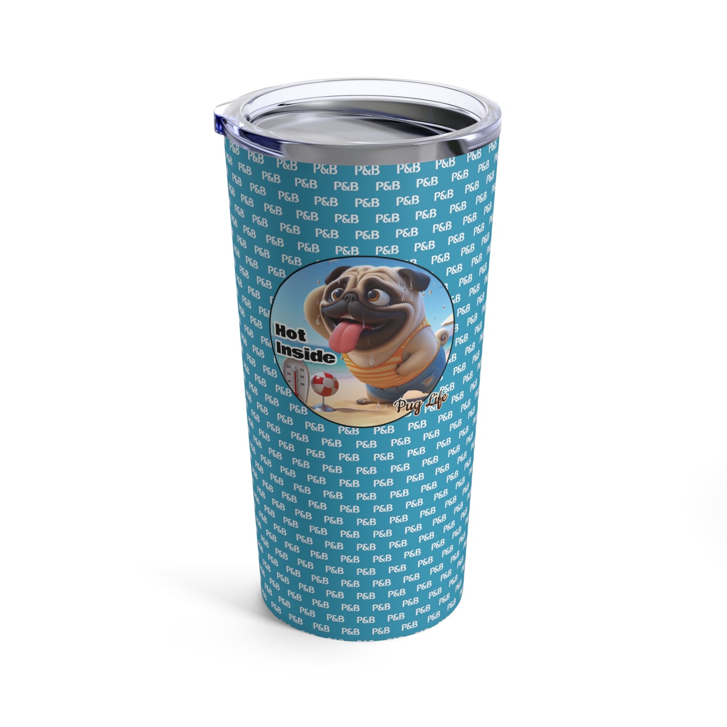 P&B Edition: Hot Inside - Tumbler 20oz - Beach Blue