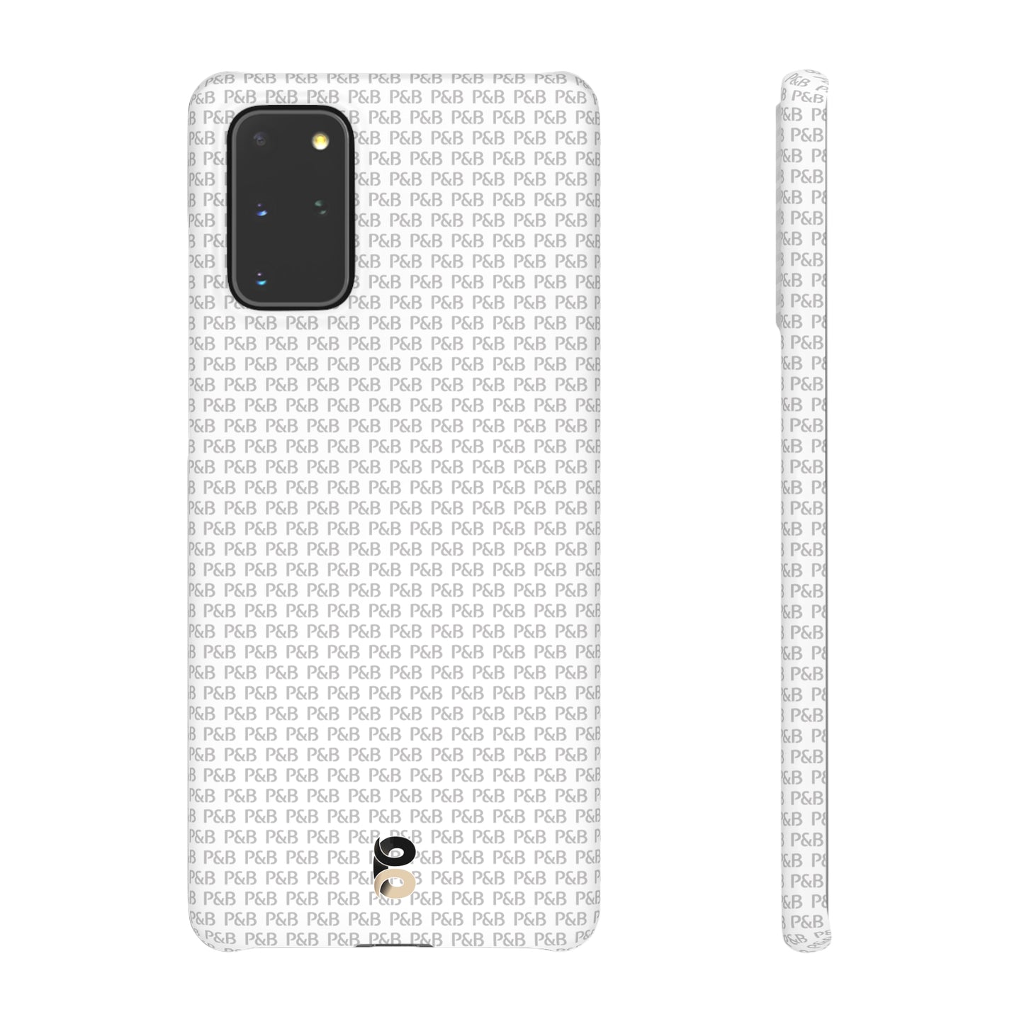 P&B White pattern - Snap Case