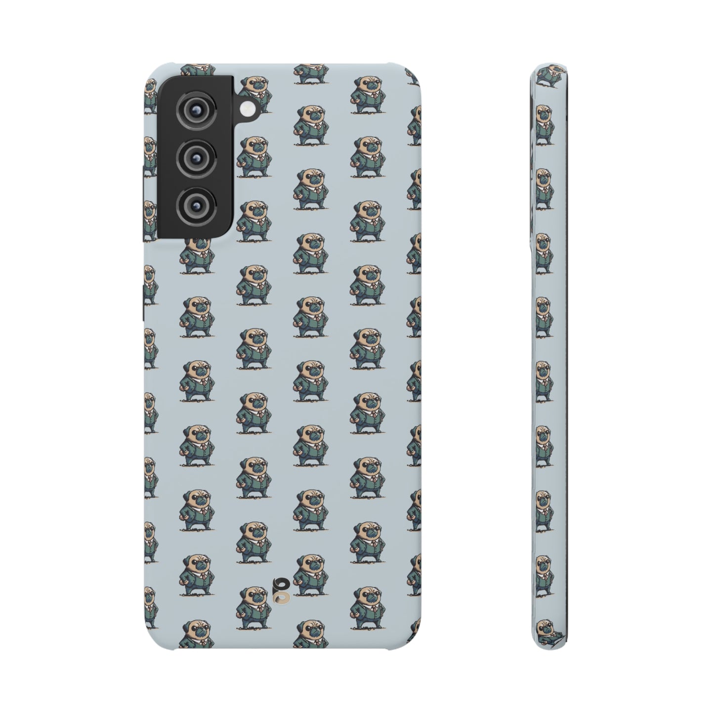 P&B Angry Boss Pug Pattern - Snap Case