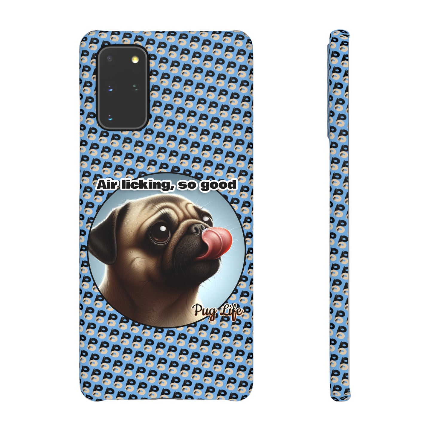 P&B Pug Life Edition: Air Licking - Snap Case Light Blue