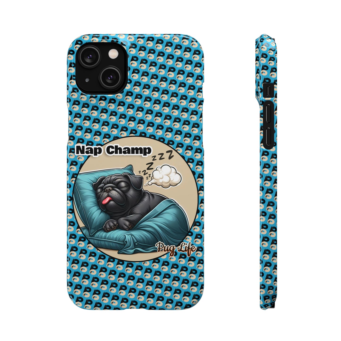 P&B Pug Life Edition: Nap Champ - Snap Case Blue