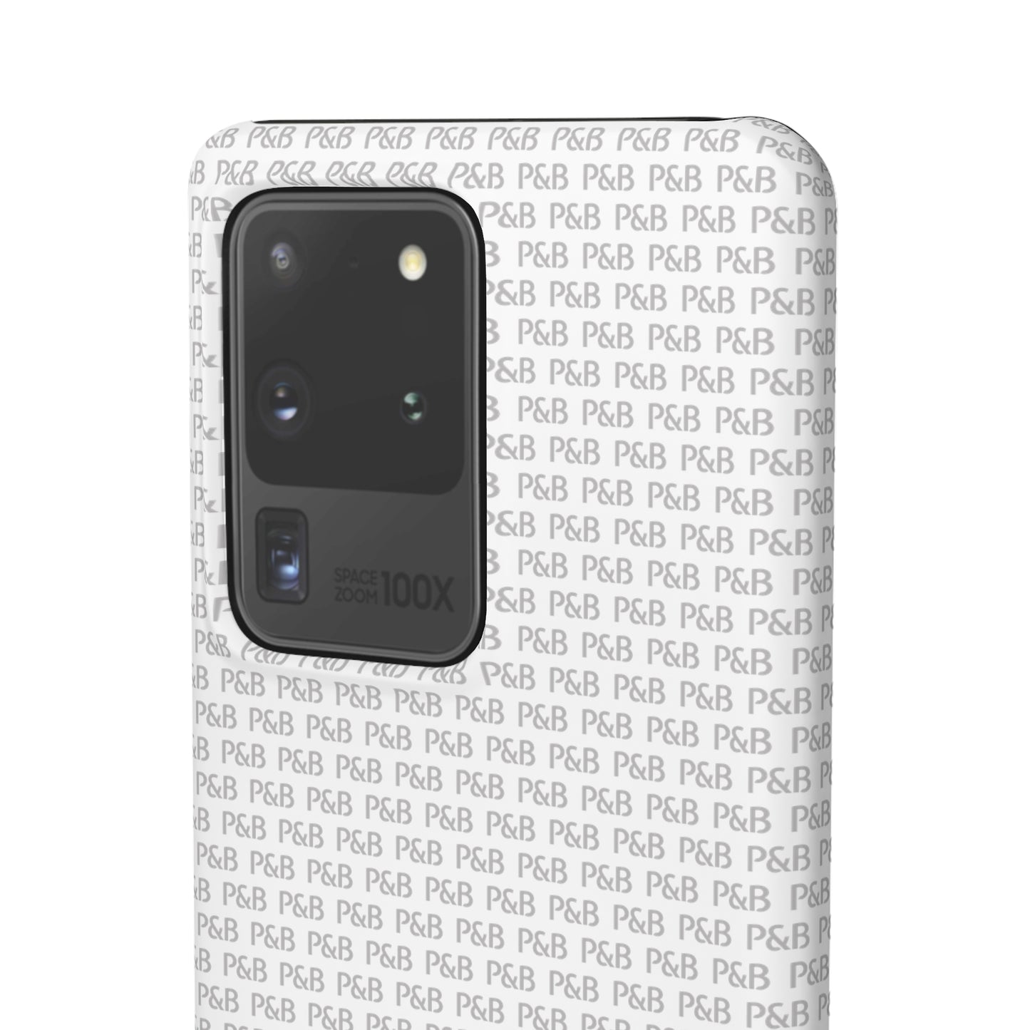 P&B White pattern - Snap Case