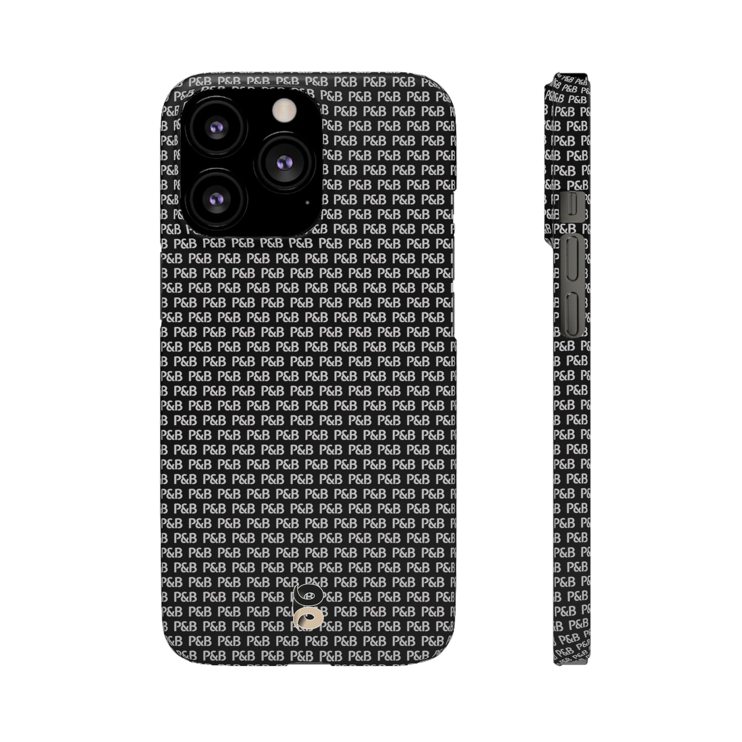 P&B Black pattern - Snap Case