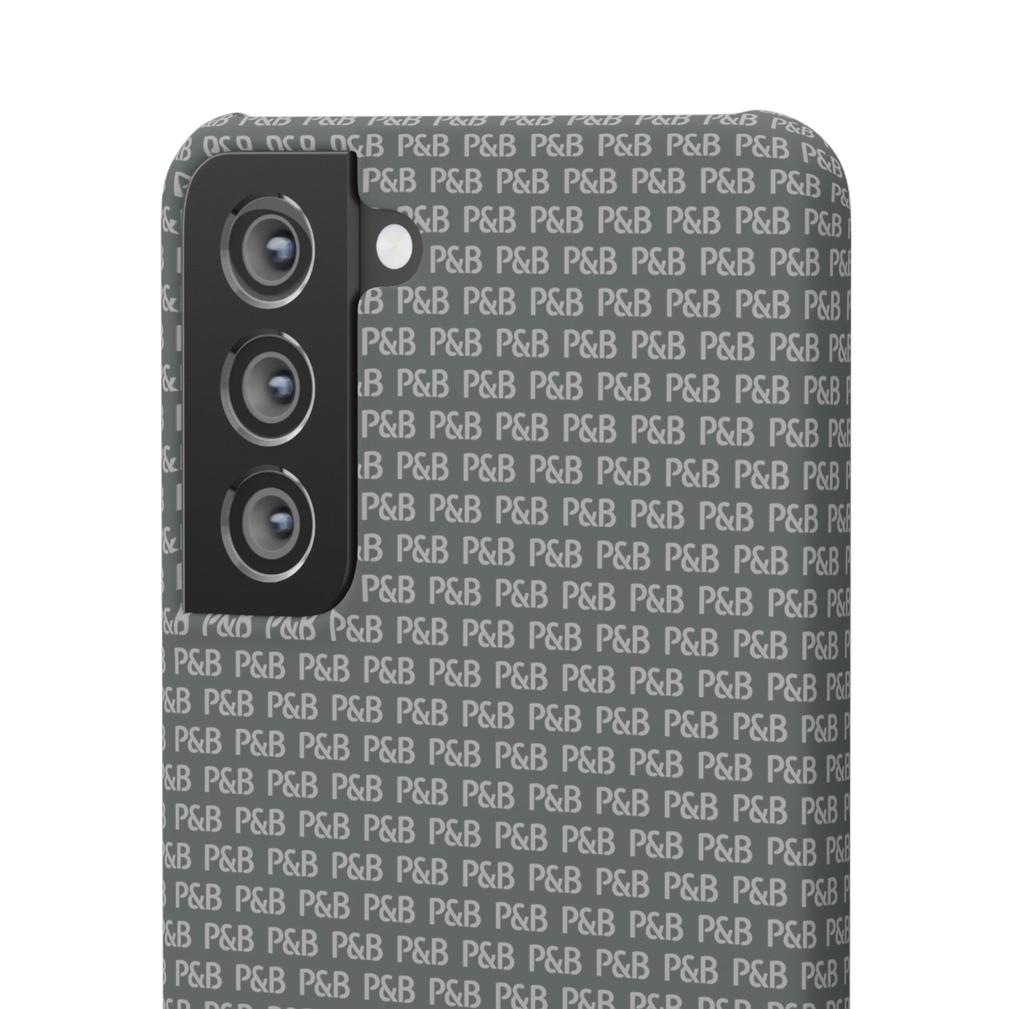 P&B Dark gray pattern - Snap Case