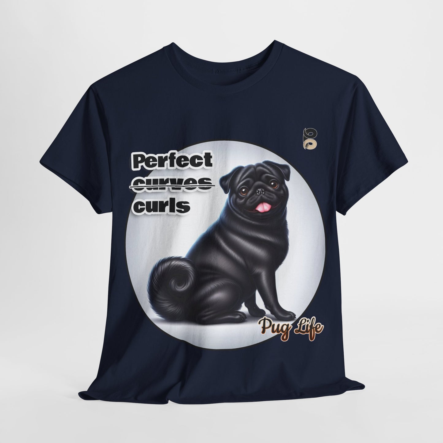 P&B Pug Life Edition: Perfect curls - Cotton Tee - Unisex