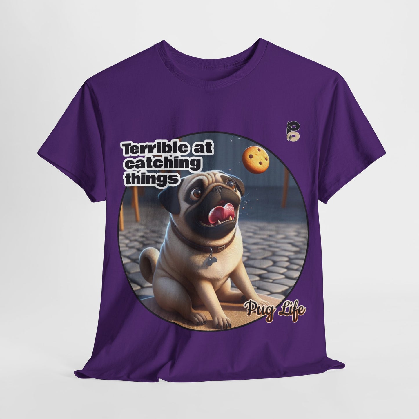 P&B Pug Life Edition: Terrible at Catching - Cotton Tee - Unisex