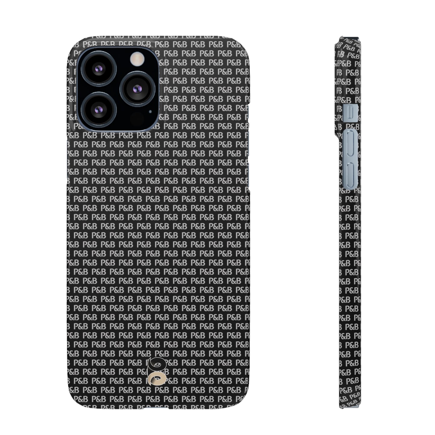 P&B Black pattern - Snap Case