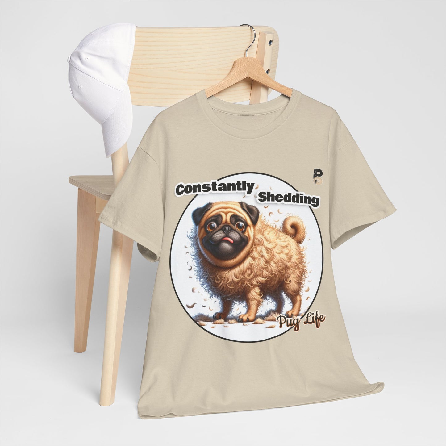 P&B Pug Life Edition: Constantly Shedding - Cotton Tee - Unisex