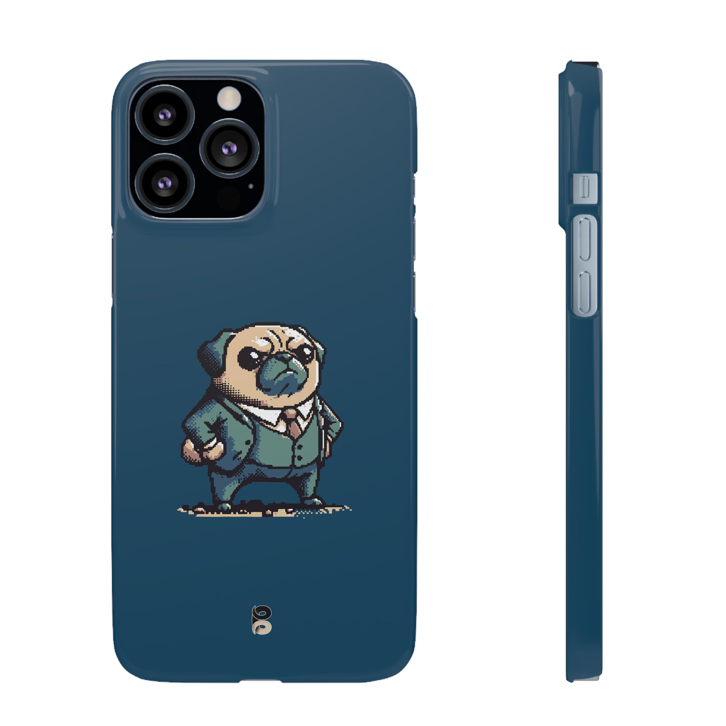 P&B Angry Boss Pug - Snap Case