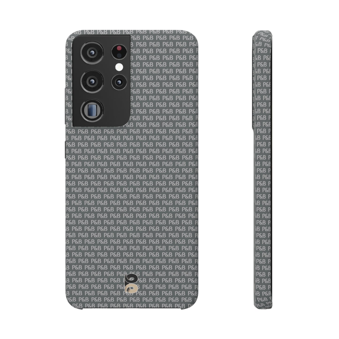 P&B Dark gray pattern - Snap Case