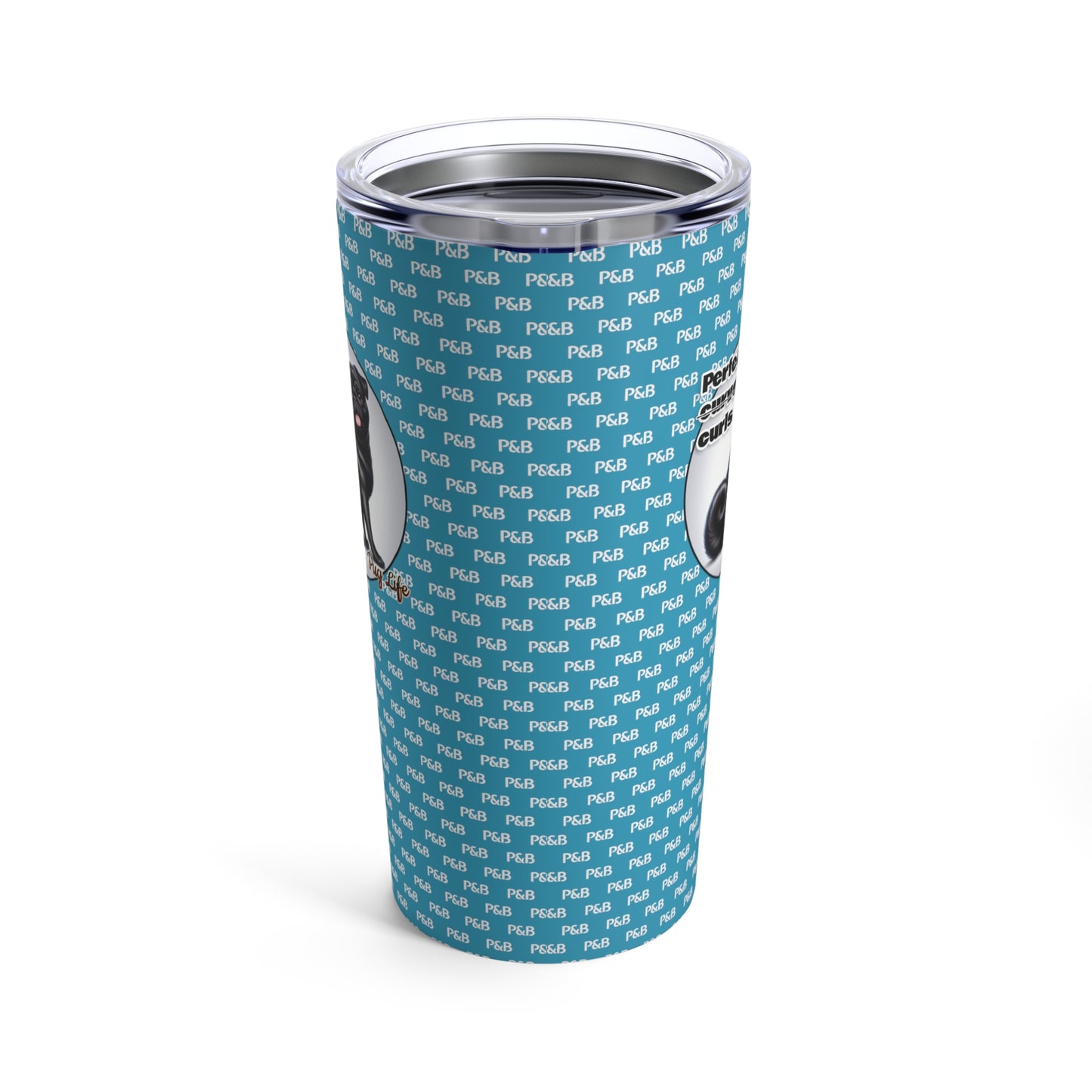 P&B Edition: Perfect Curves - Tumbler 20oz - Beach Blue