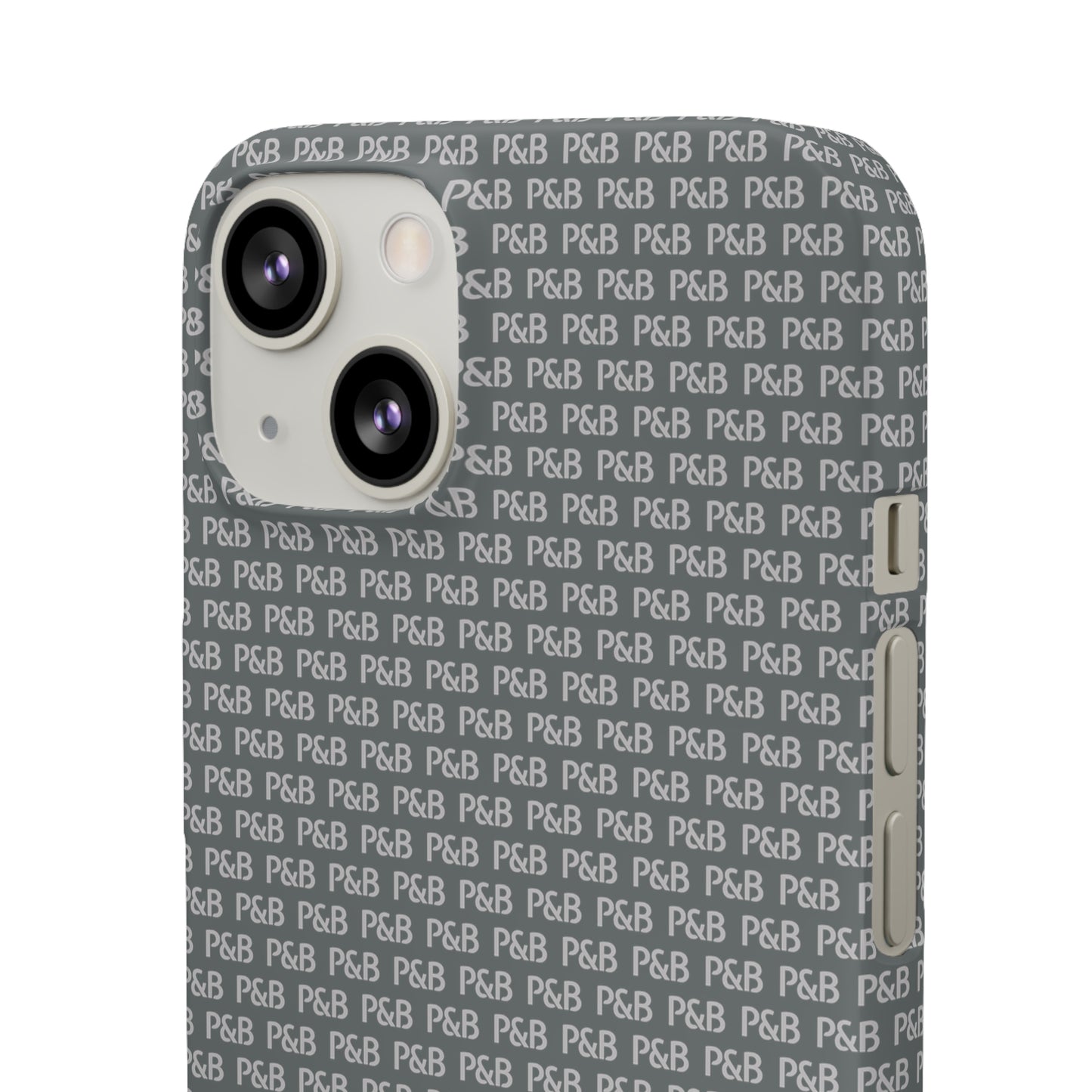 P&B Dark gray pattern - Snap Case