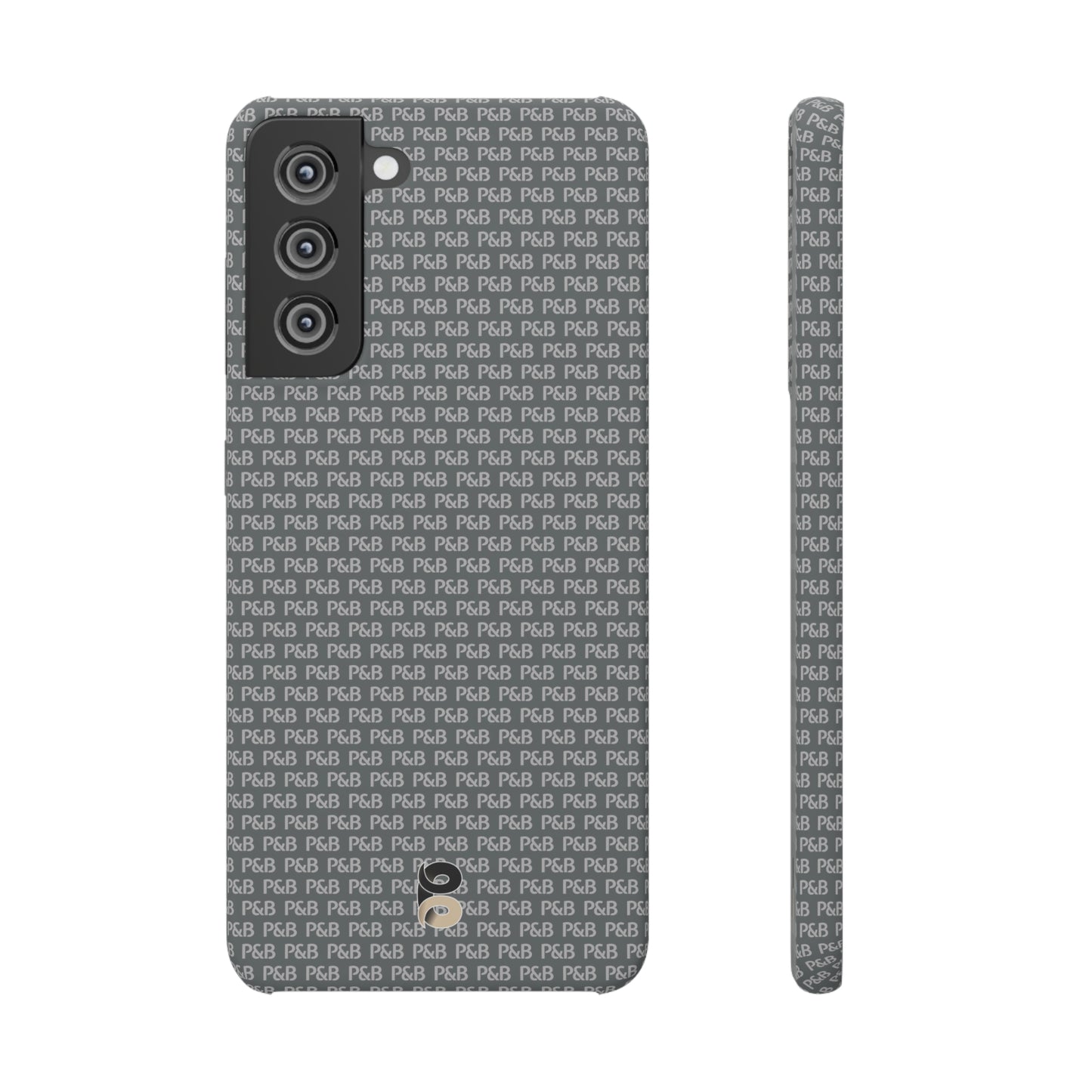 P&B Dark gray pattern - Snap Case