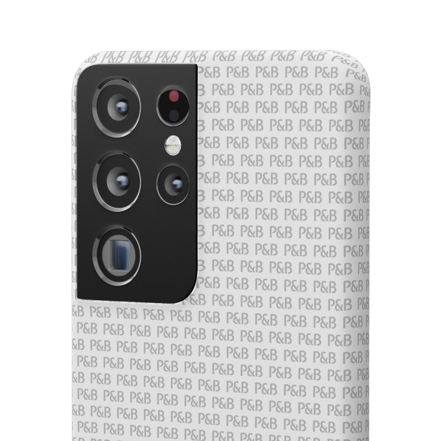 P&B White pattern - Snap Case