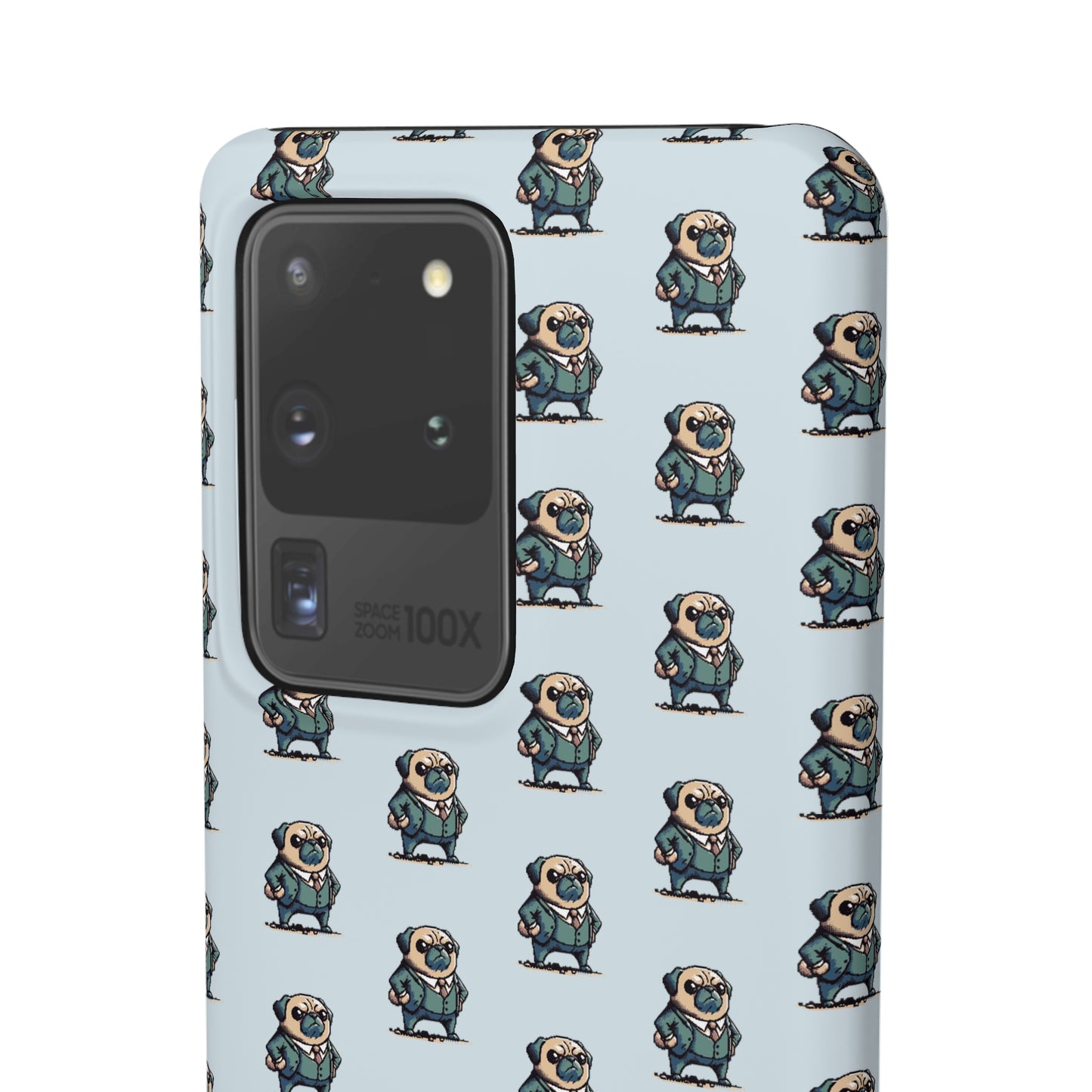 P&B Angry Boss Pug Pattern - Snap Case