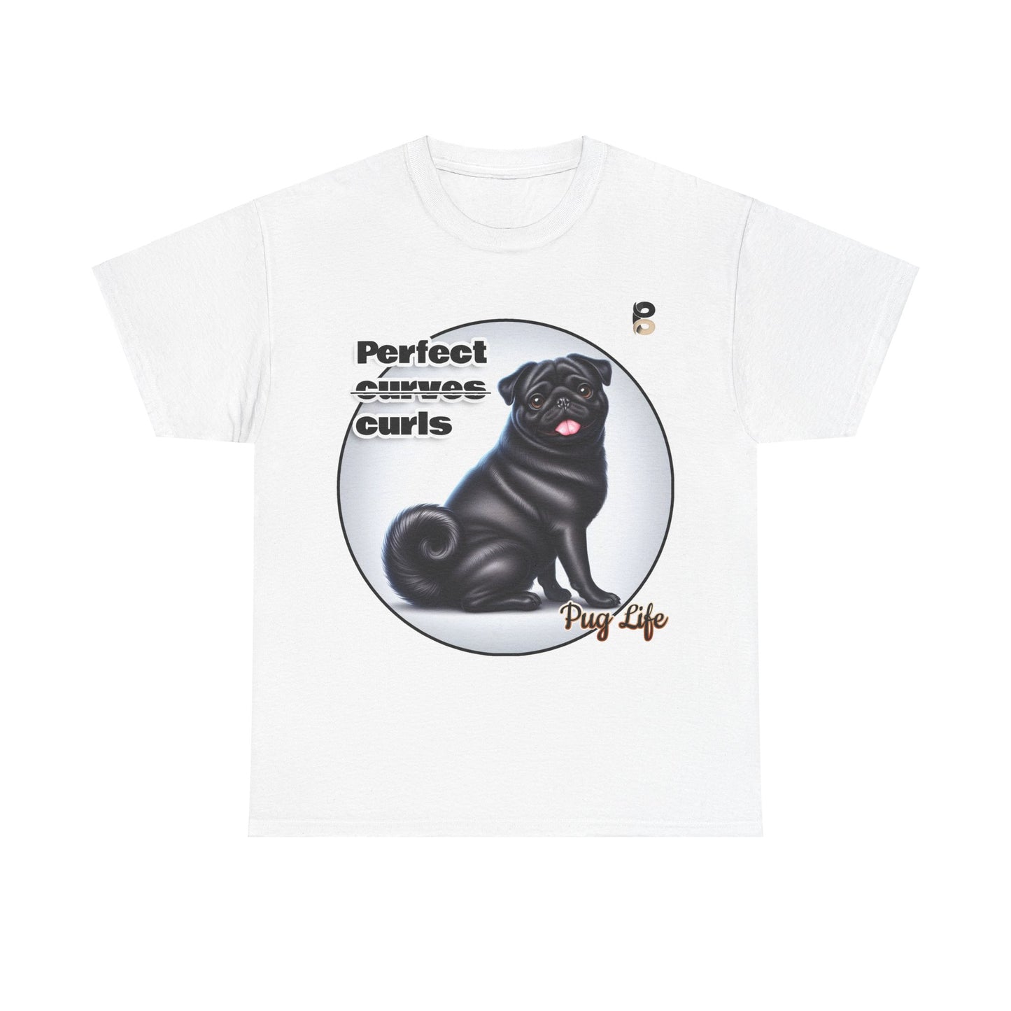 P&B Pug Life Edition: Perfect curls - Cotton Tee - Unisex