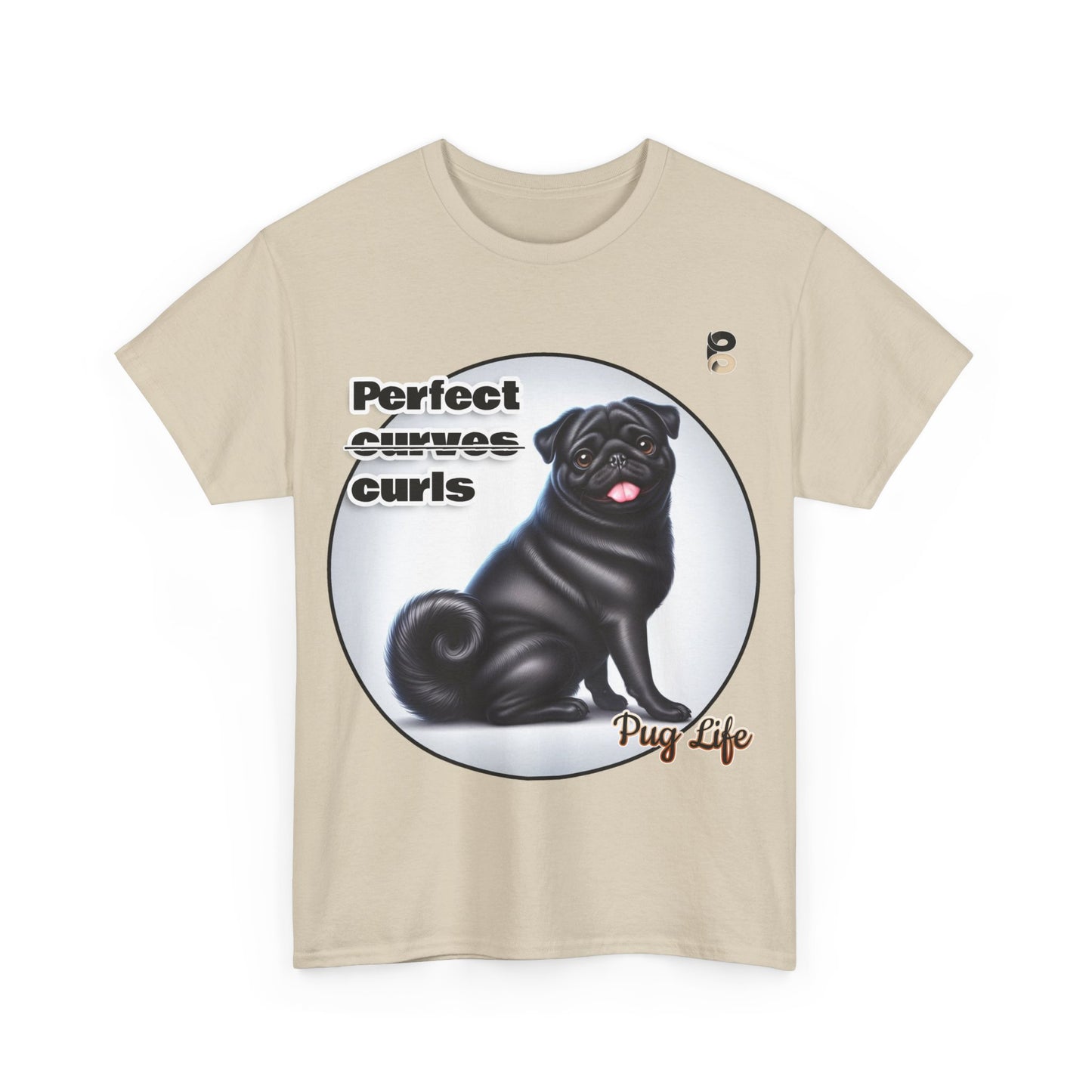 P&B Pug Life Edition: Perfect curls - Cotton Tee - Unisex