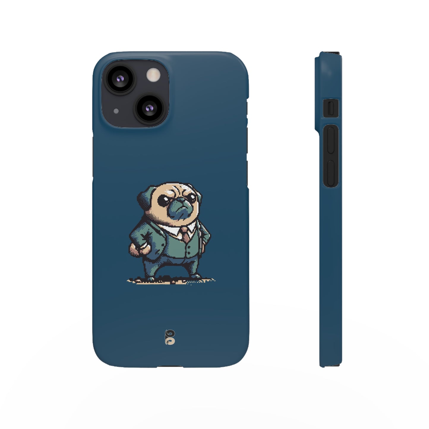 P&B Angry Boss Pug - Snap Case