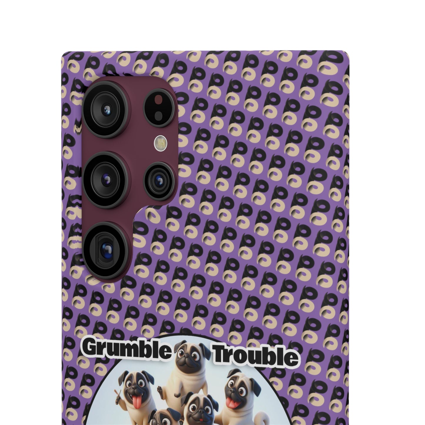 P&B Pug Life Edition: Terrible at Catching - Snap Case Purple