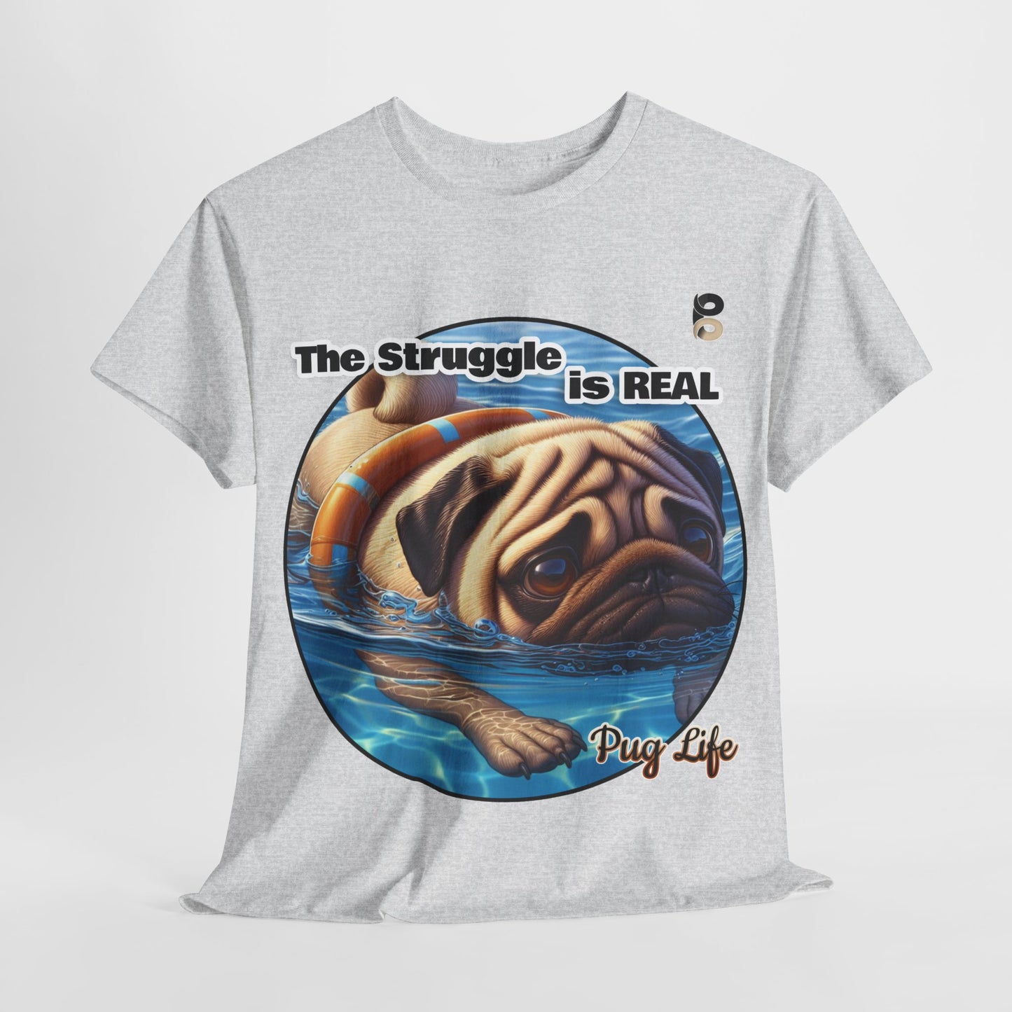 P&B Pug Life Edition: The Struggle - Cotton Tee - Unisex