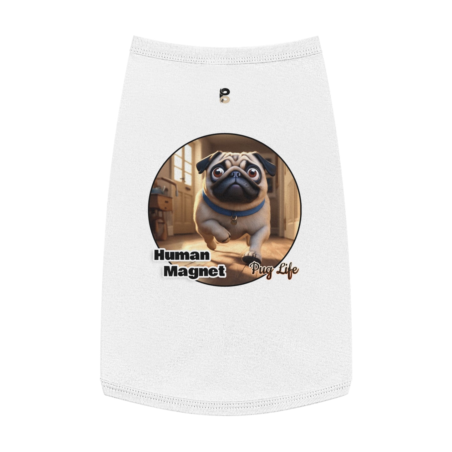 P&B Pug Life Edition Tank Top: Human Magnet