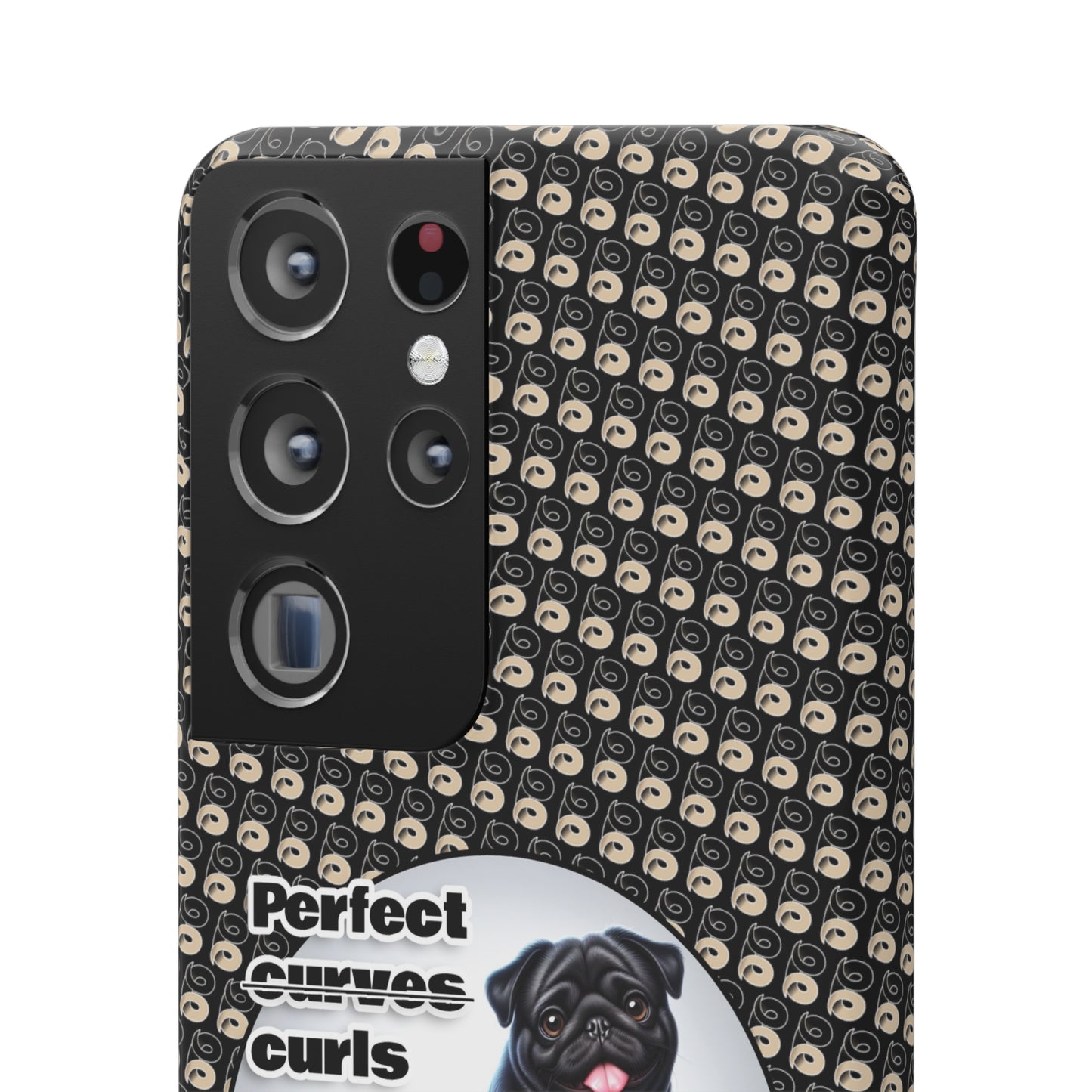 P&B Pug Life Edition: Perfect Curls - Snap Case Black