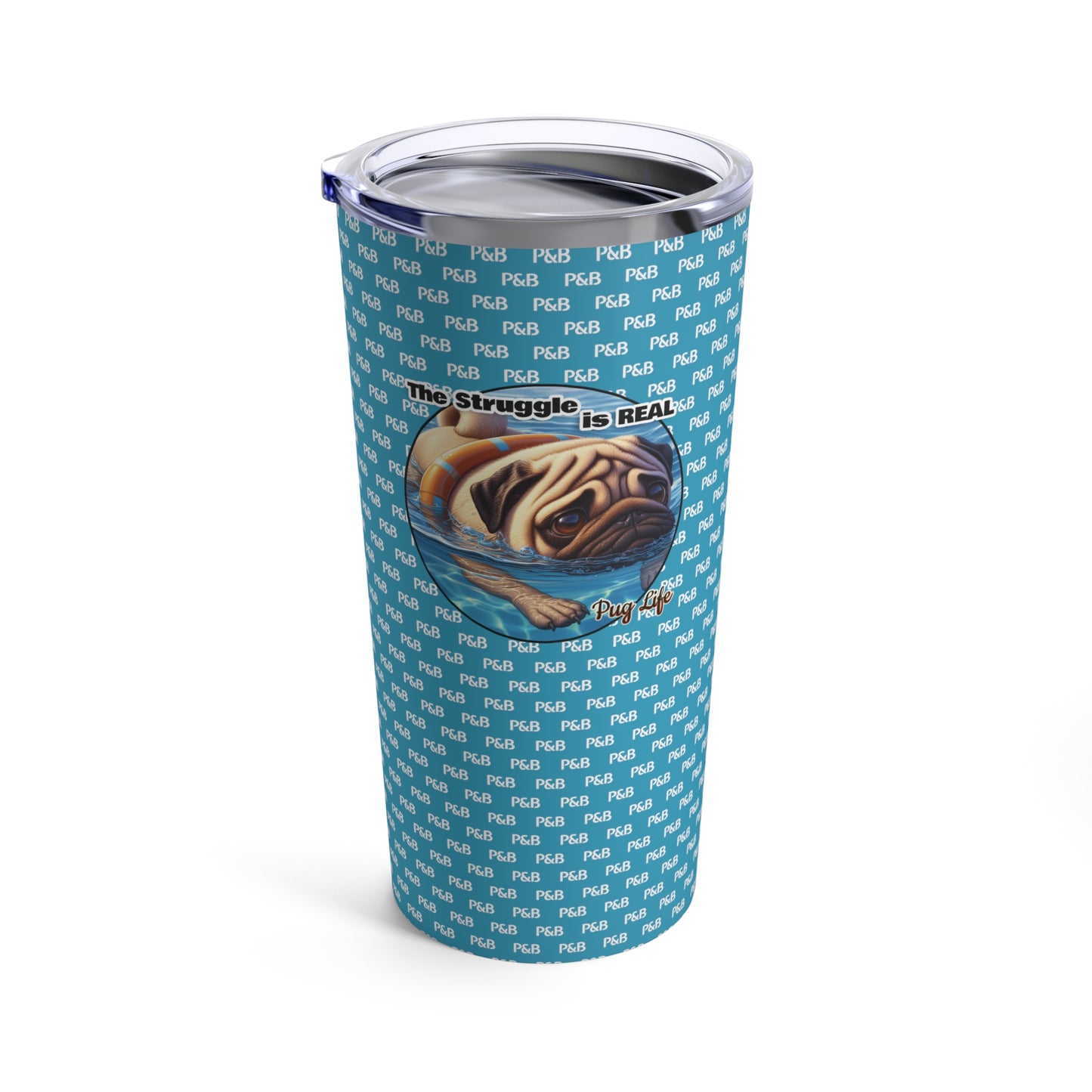 P&B Edition: The Struggle - Tumbler 20oz - Purple