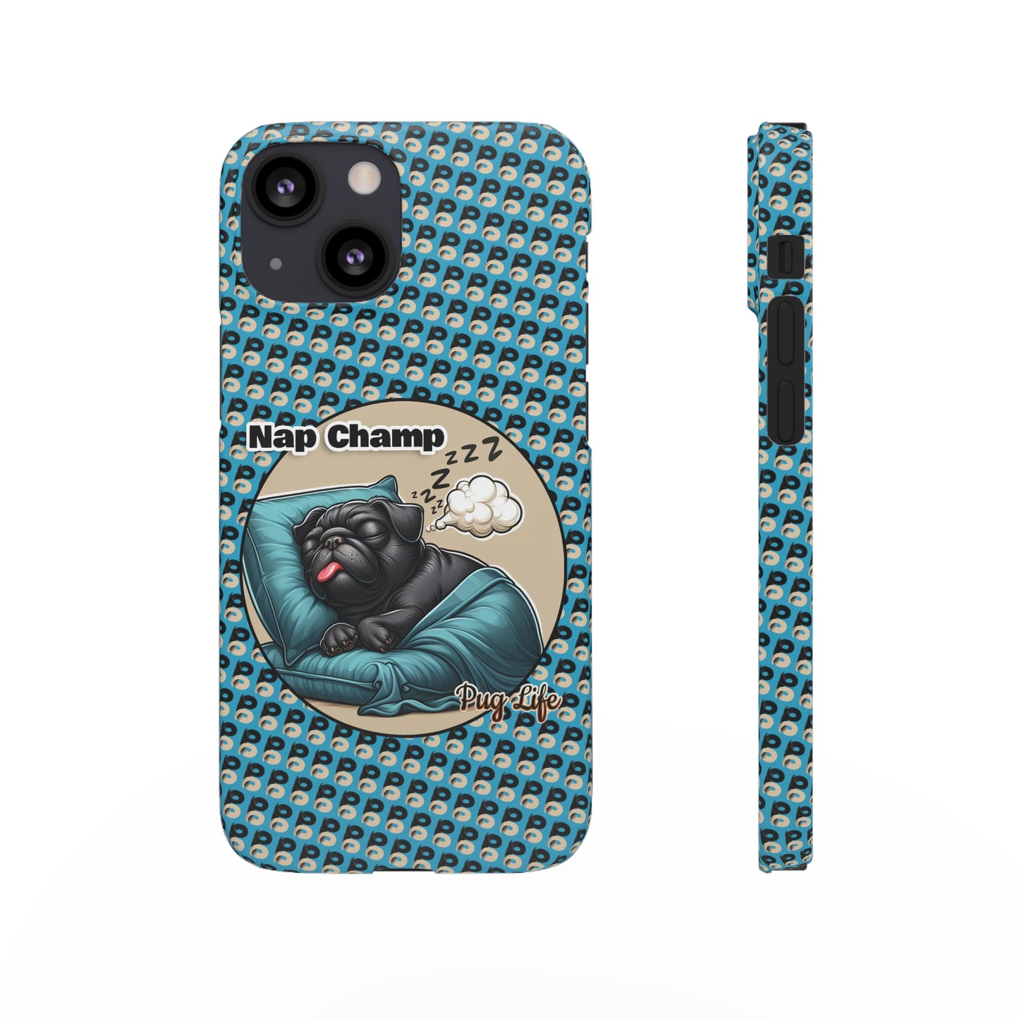 P&B Pug Life Edition: Nap Champ - Snap Case Blue