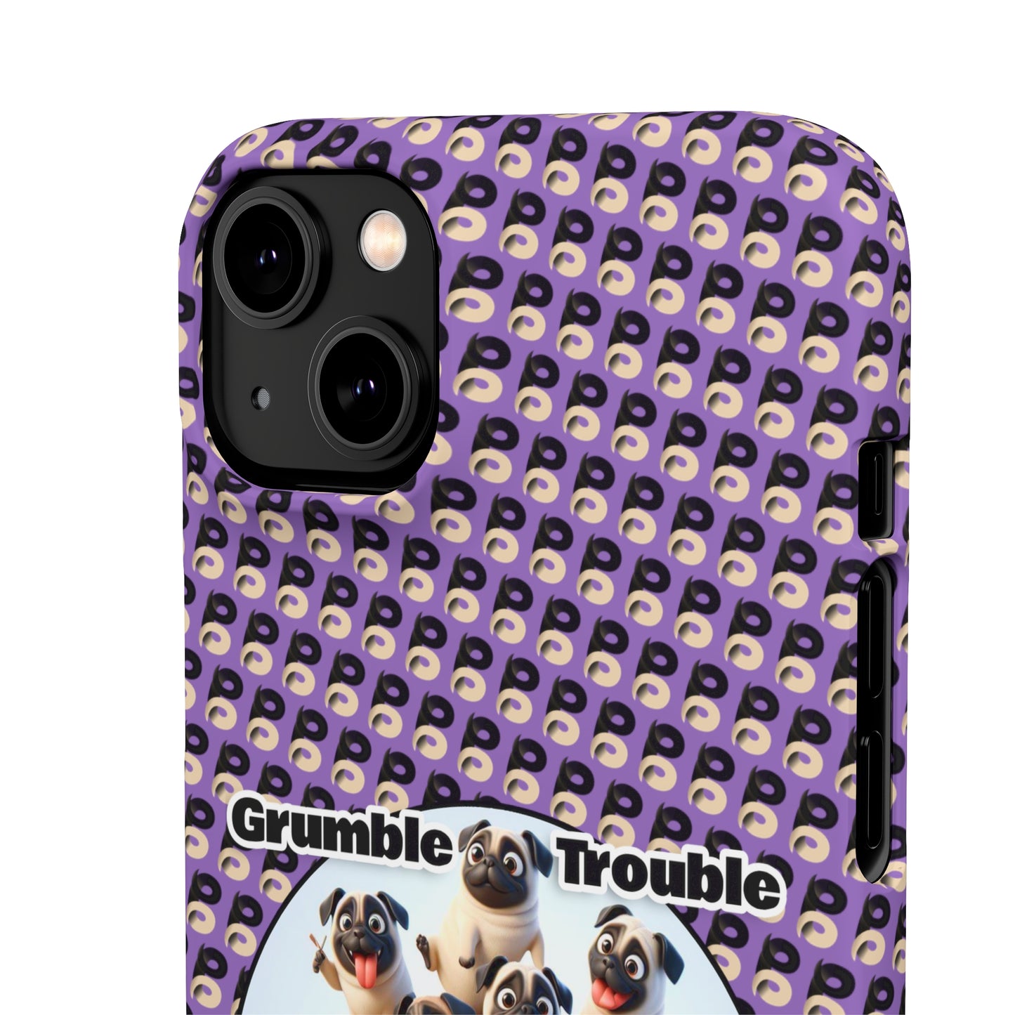 P&B Pug Life Edition: Terrible at Catching - Snap Case Purple