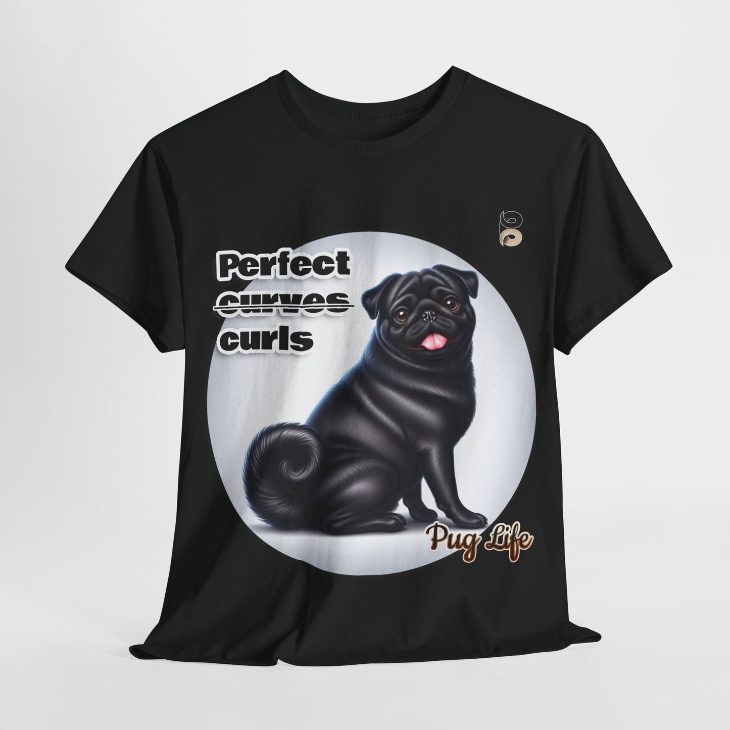 P&B Pug Life Edition: Perfect curls - Cotton Tee - Unisex