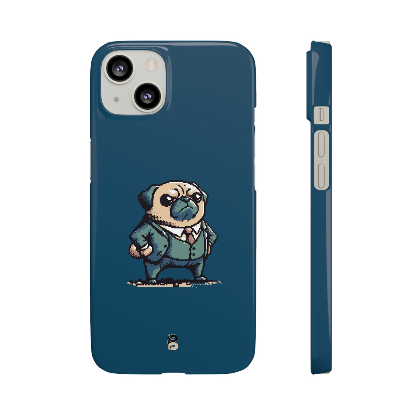 P&B Angry Boss Pug - Snap Case