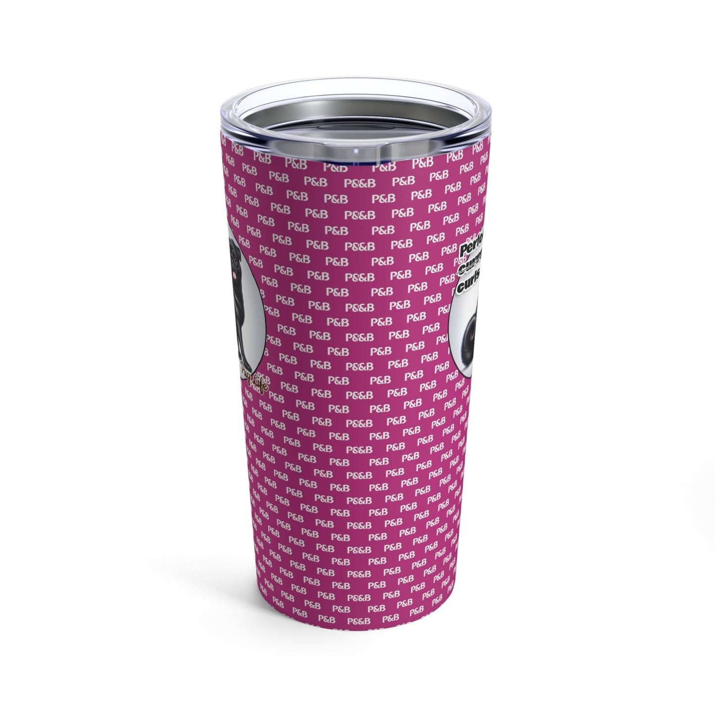 P&B Edition: Perfect Curves - Tumbler 20oz - Pink