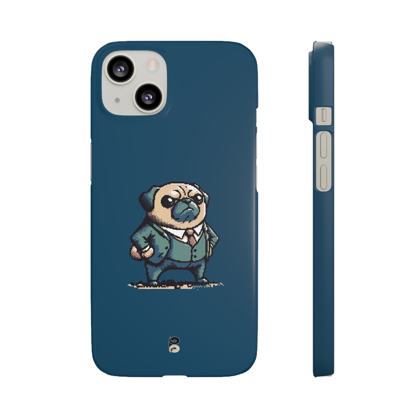 P&B Angry Boss Pug - Snap Case