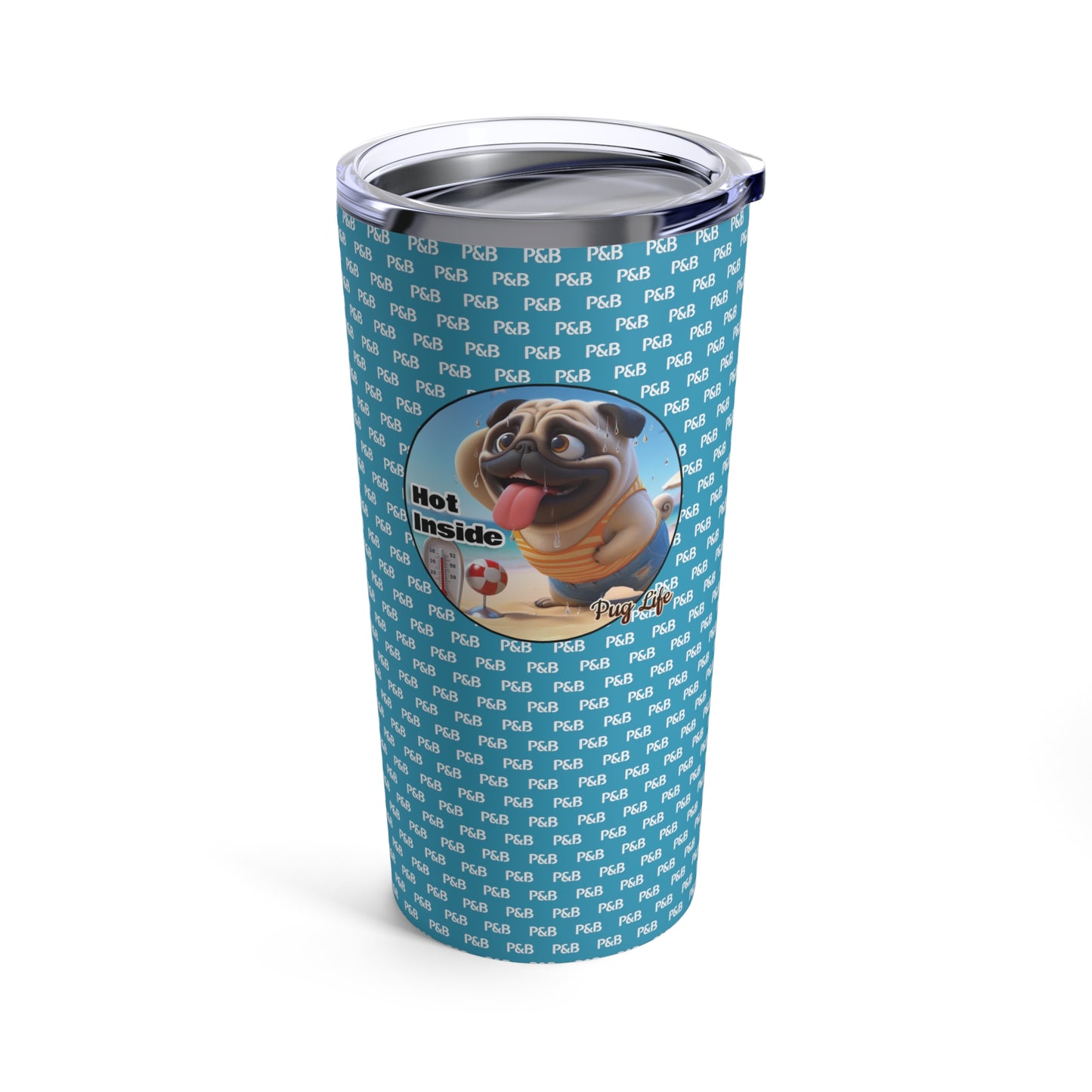 P&B Edition: Hot Inside - Tumbler 20oz - Beach Blue