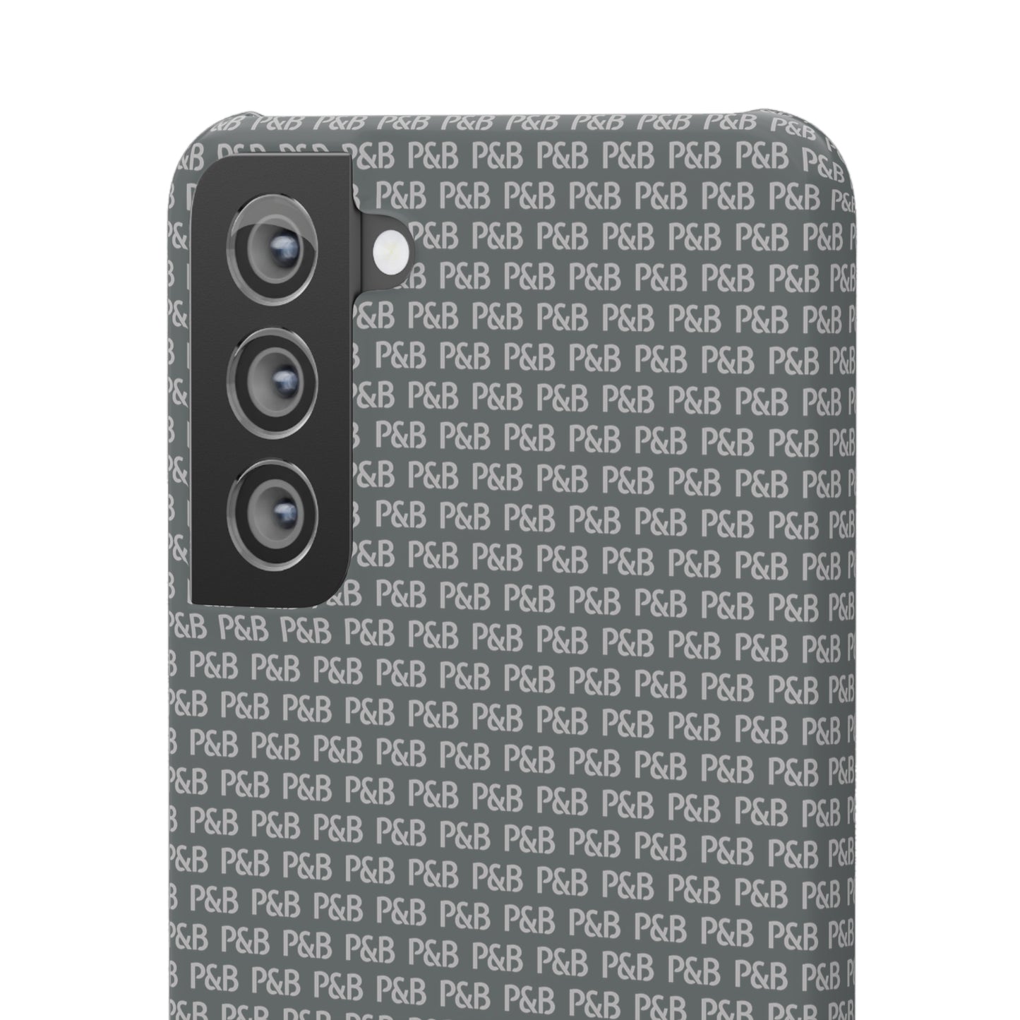 P&B Dark gray pattern - Snap Case