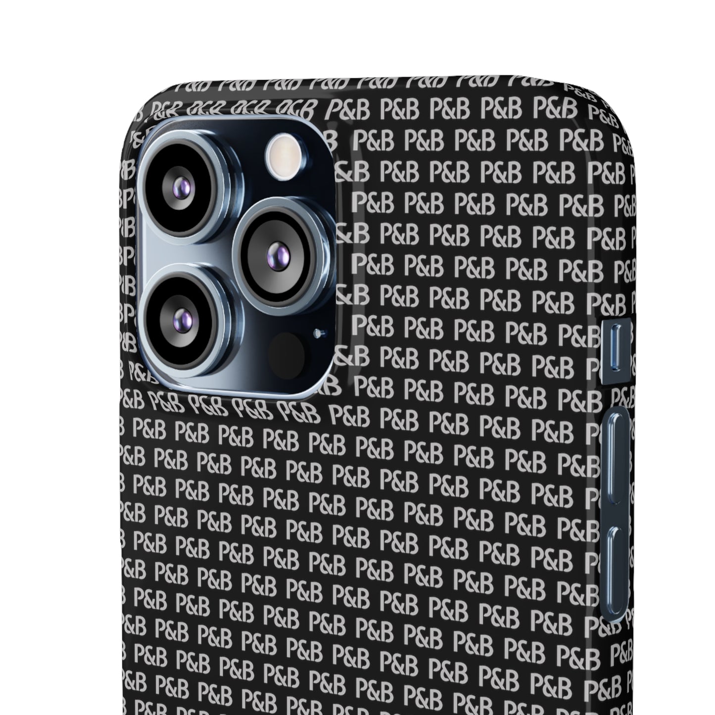 P&B Black pattern - Snap Case