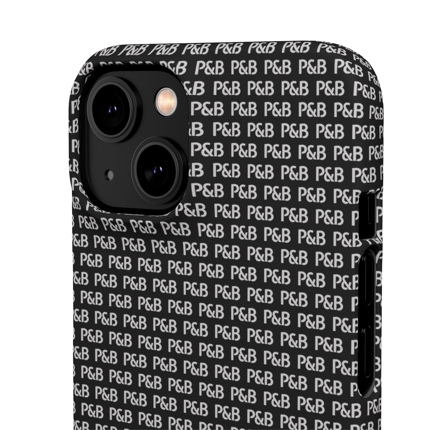 P&B Black pattern - Snap Case